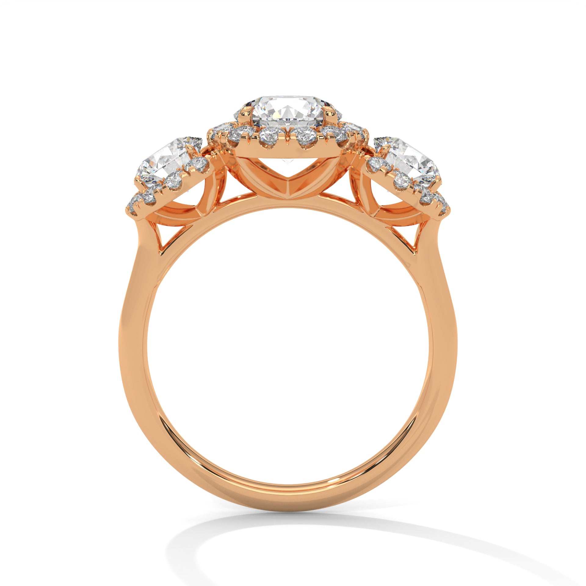Delaney Three Stone Ring