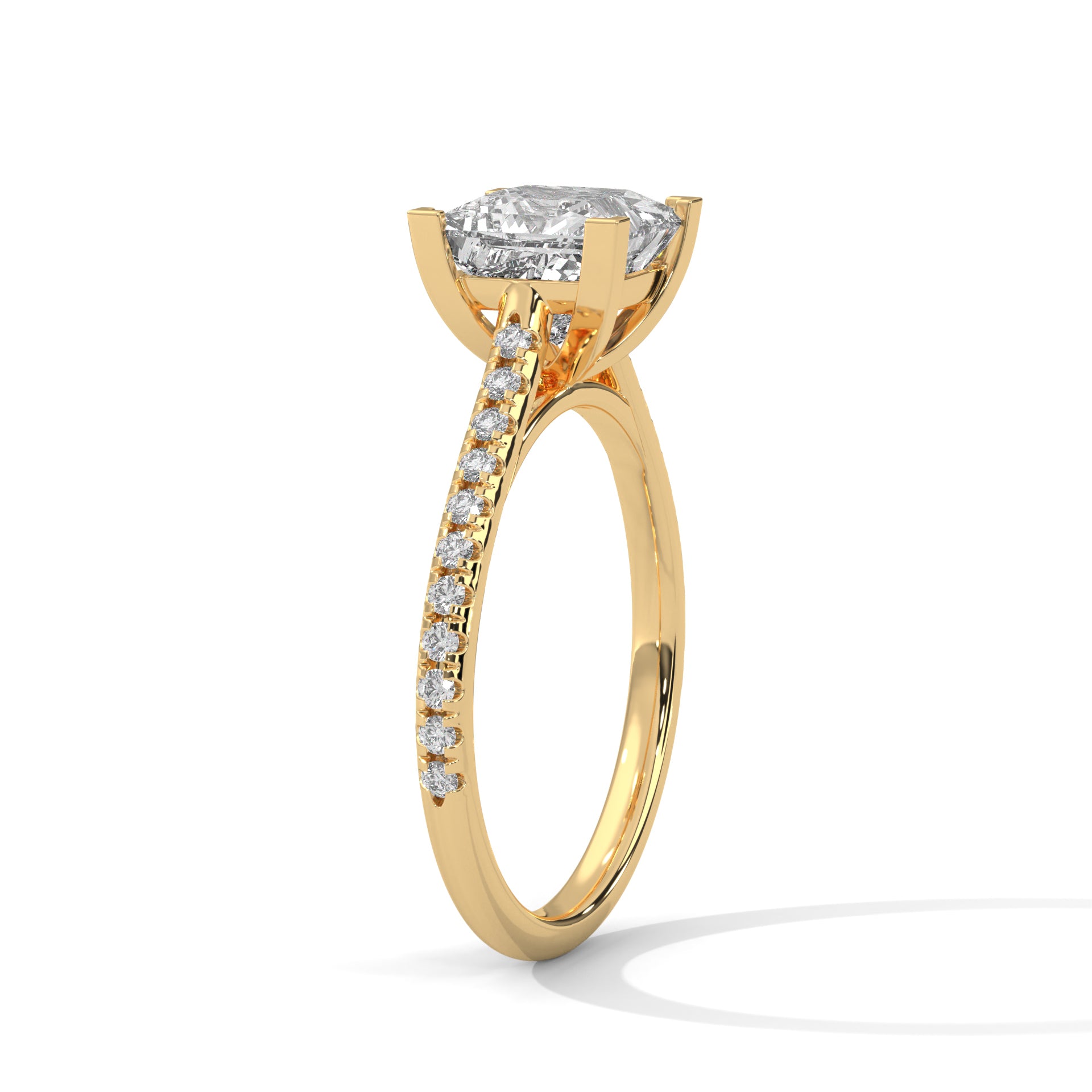 Flora Solitaire Ring