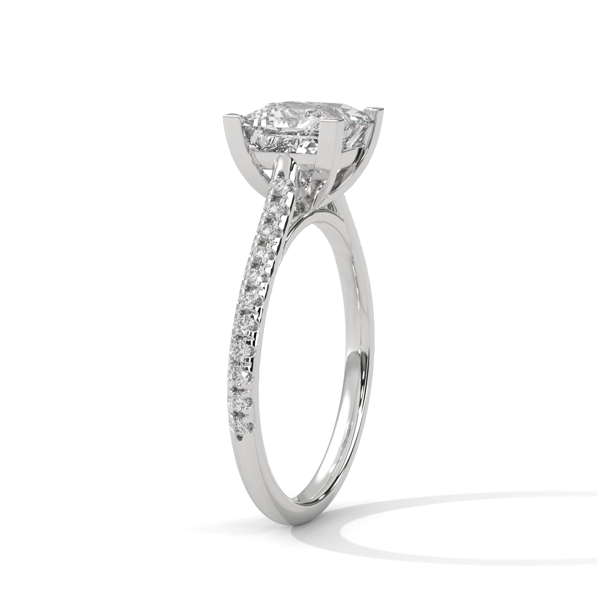 Flora Solitaire Ring