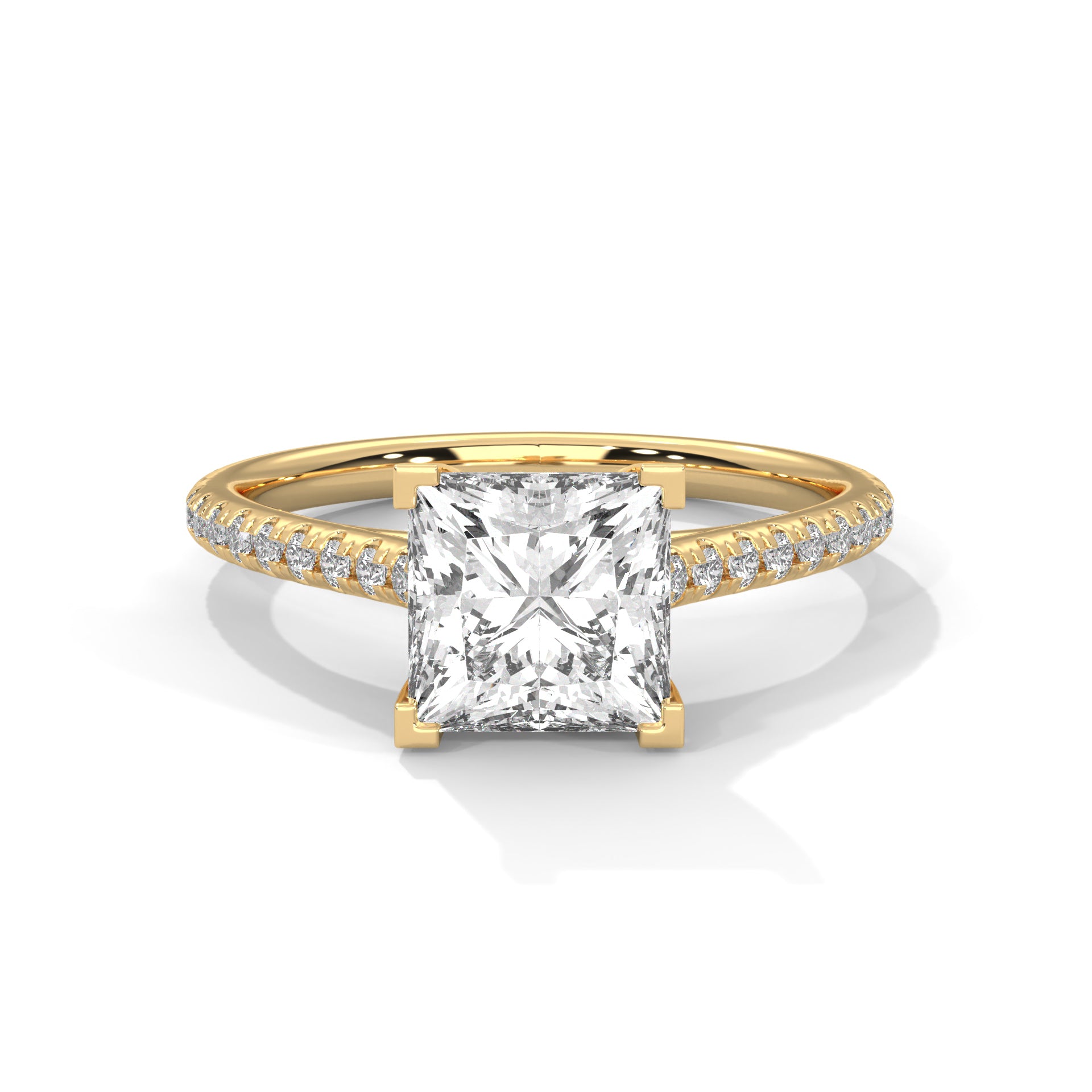 Flora Solitaire Ring