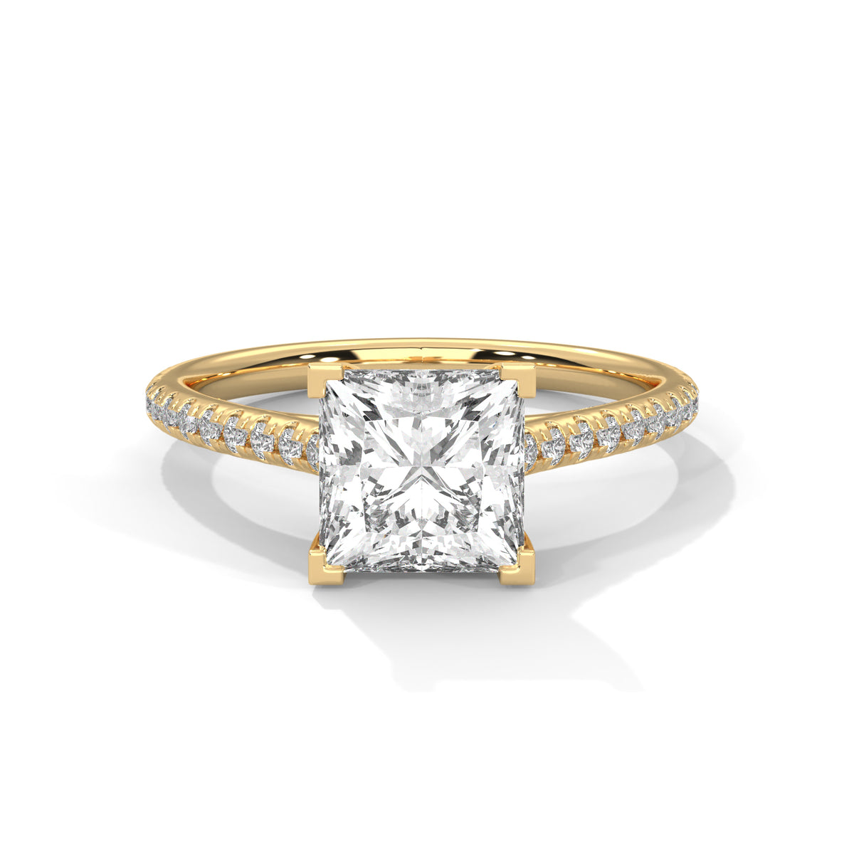 Flora Solitaire Ring
