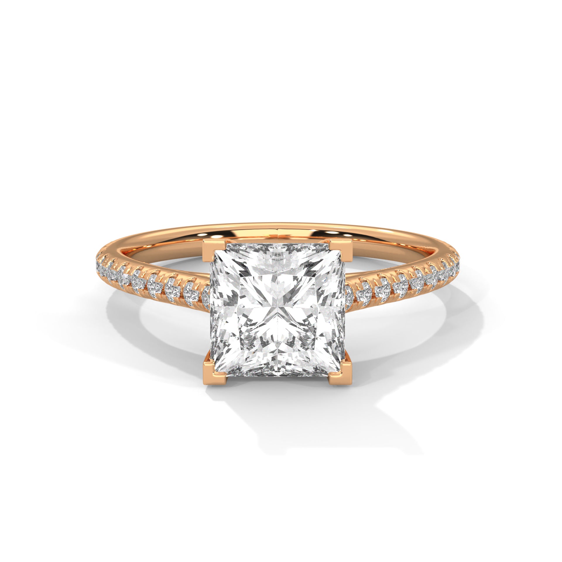 Flora Solitaire Ring