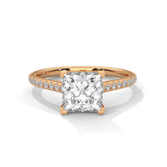 Flora Solitaire Ring