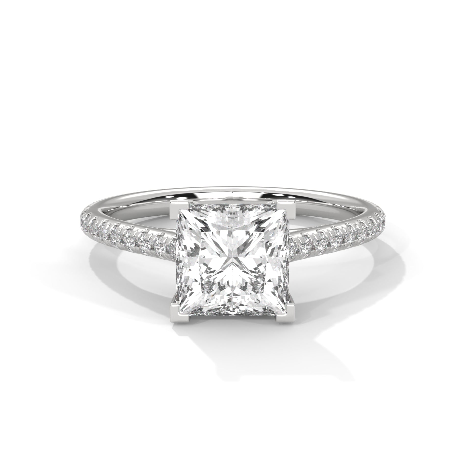 Flora Solitaire Ring