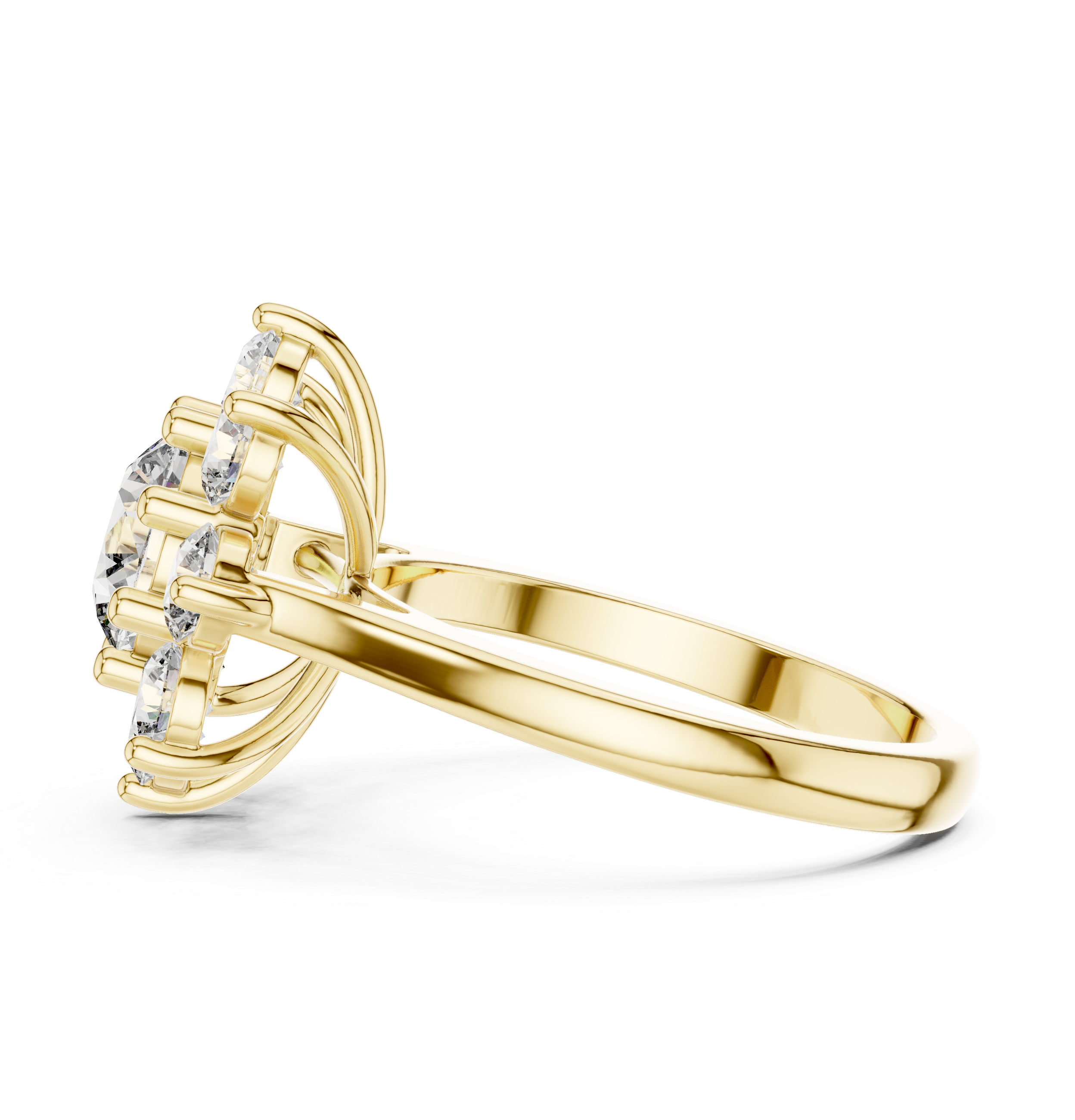 Omega Solitaire Ring