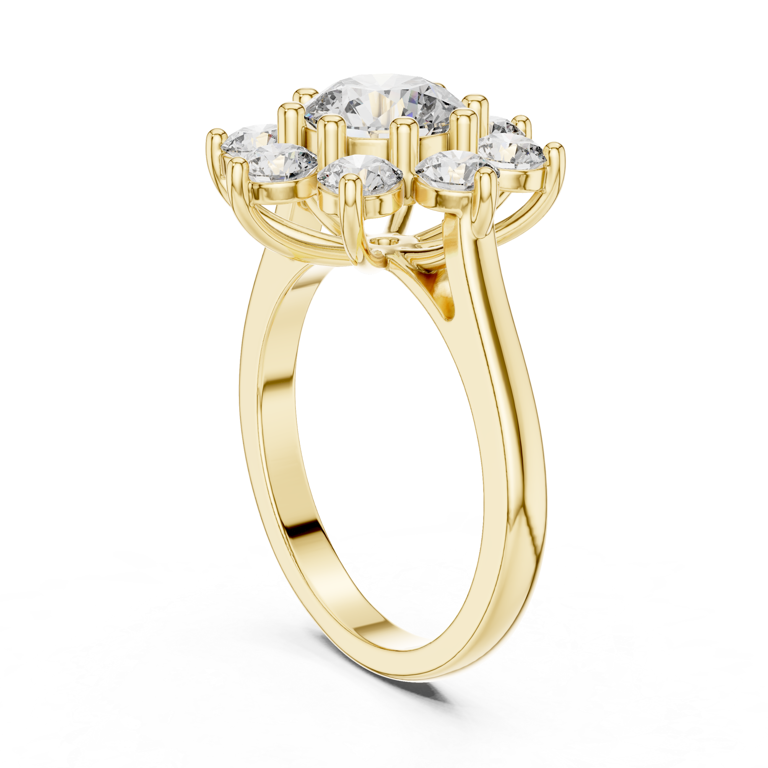 Omega Solitaire Ring