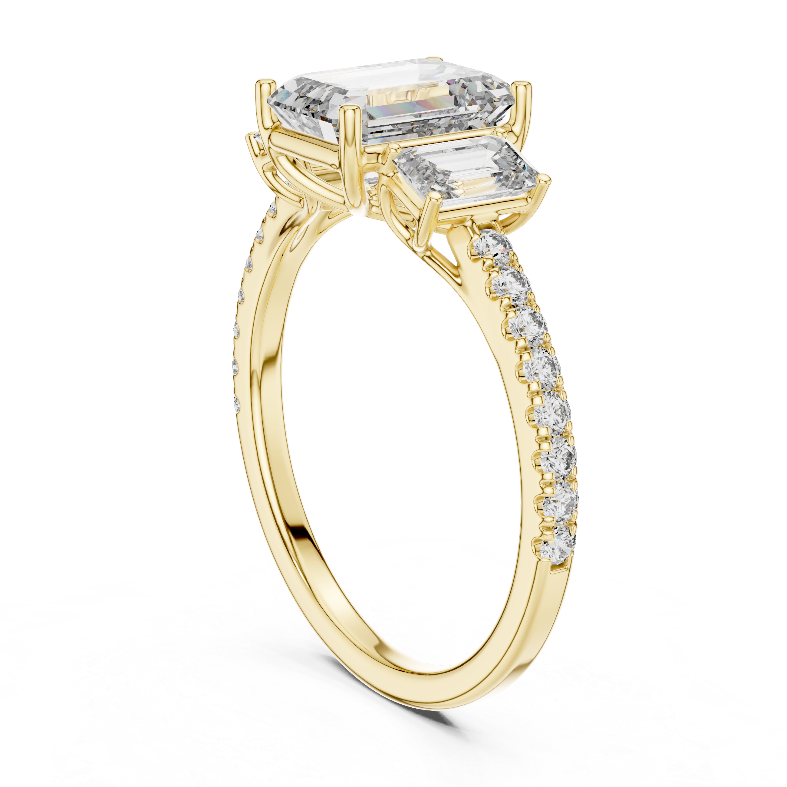 Gabriella Three Stone Ring
