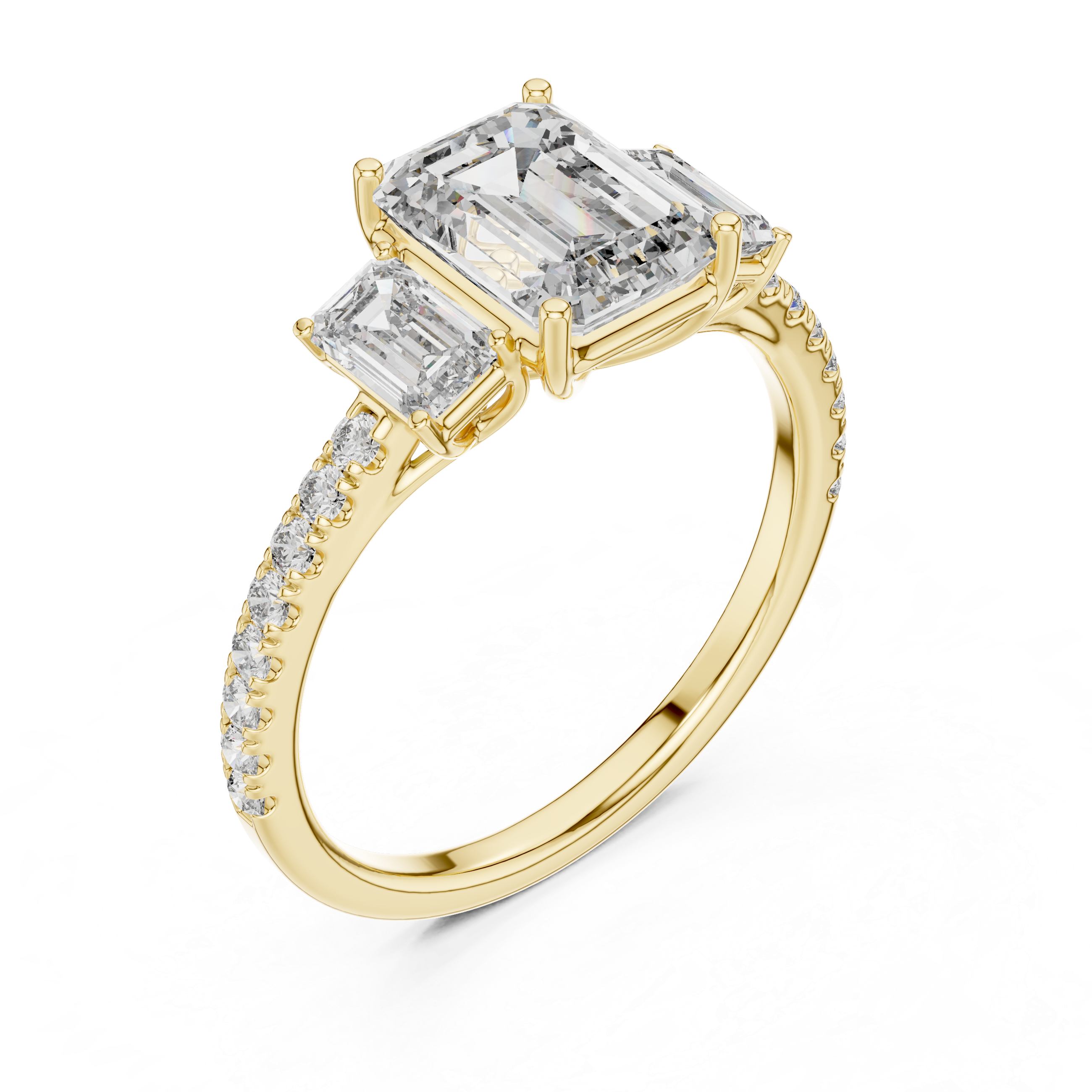 Gabriella Three Stone Ring