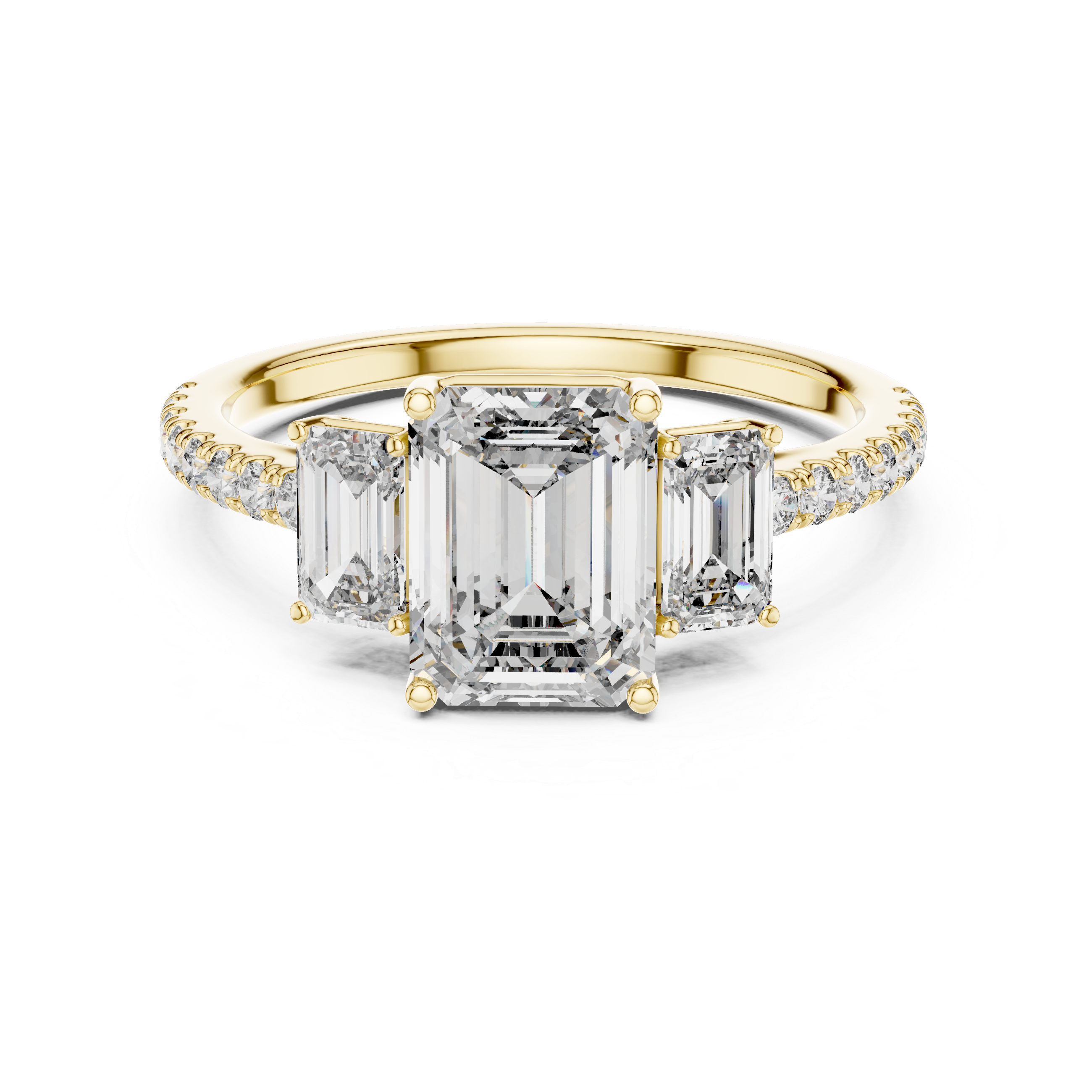 Gabriella Three Stone Ring