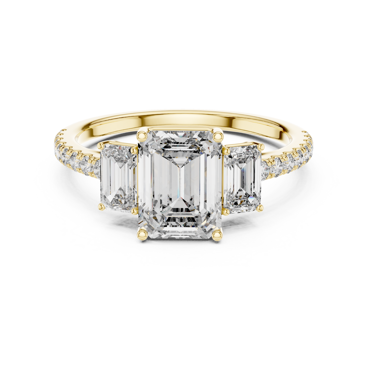 Gabriella Three Stone Ring