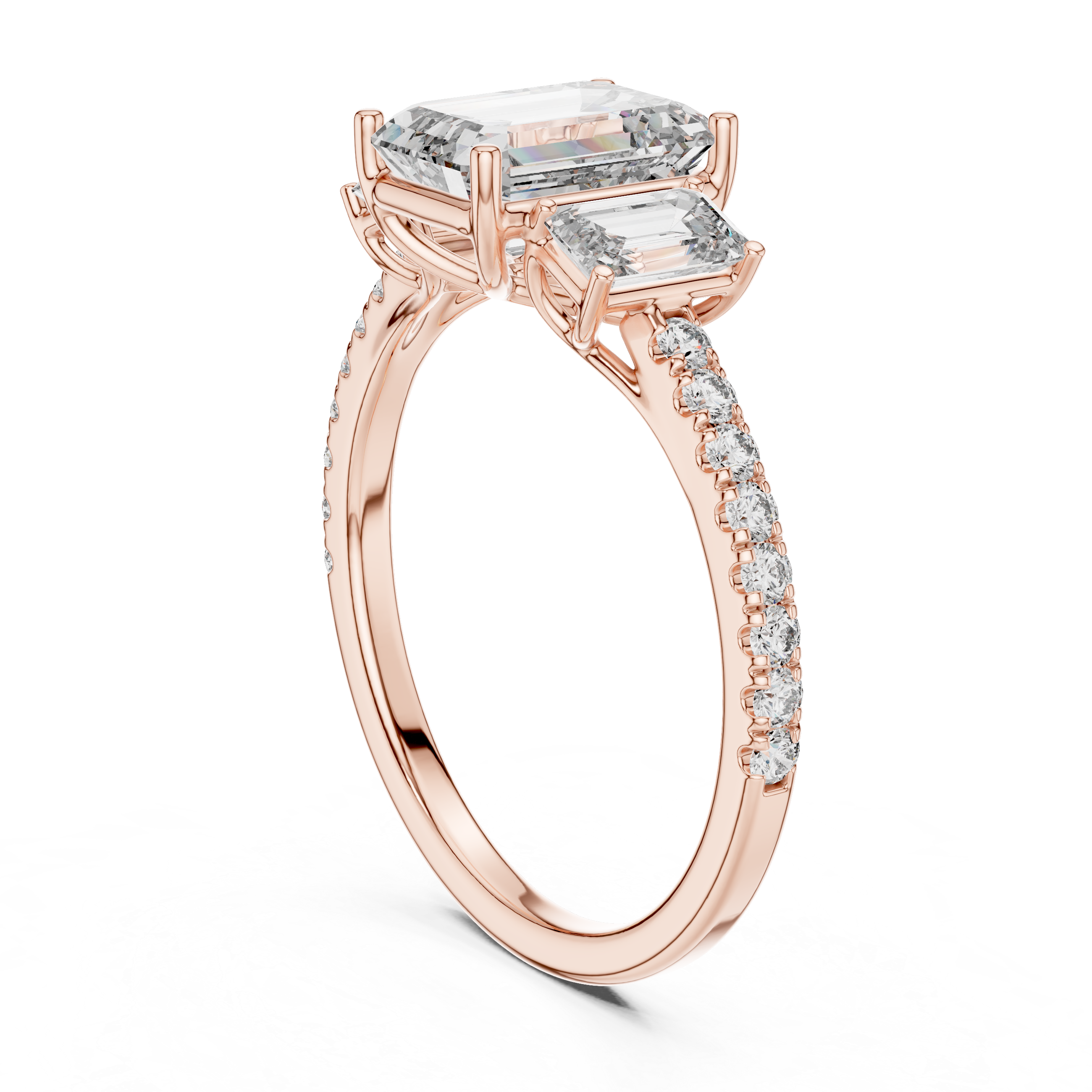 Gabriella Three Stone Ring