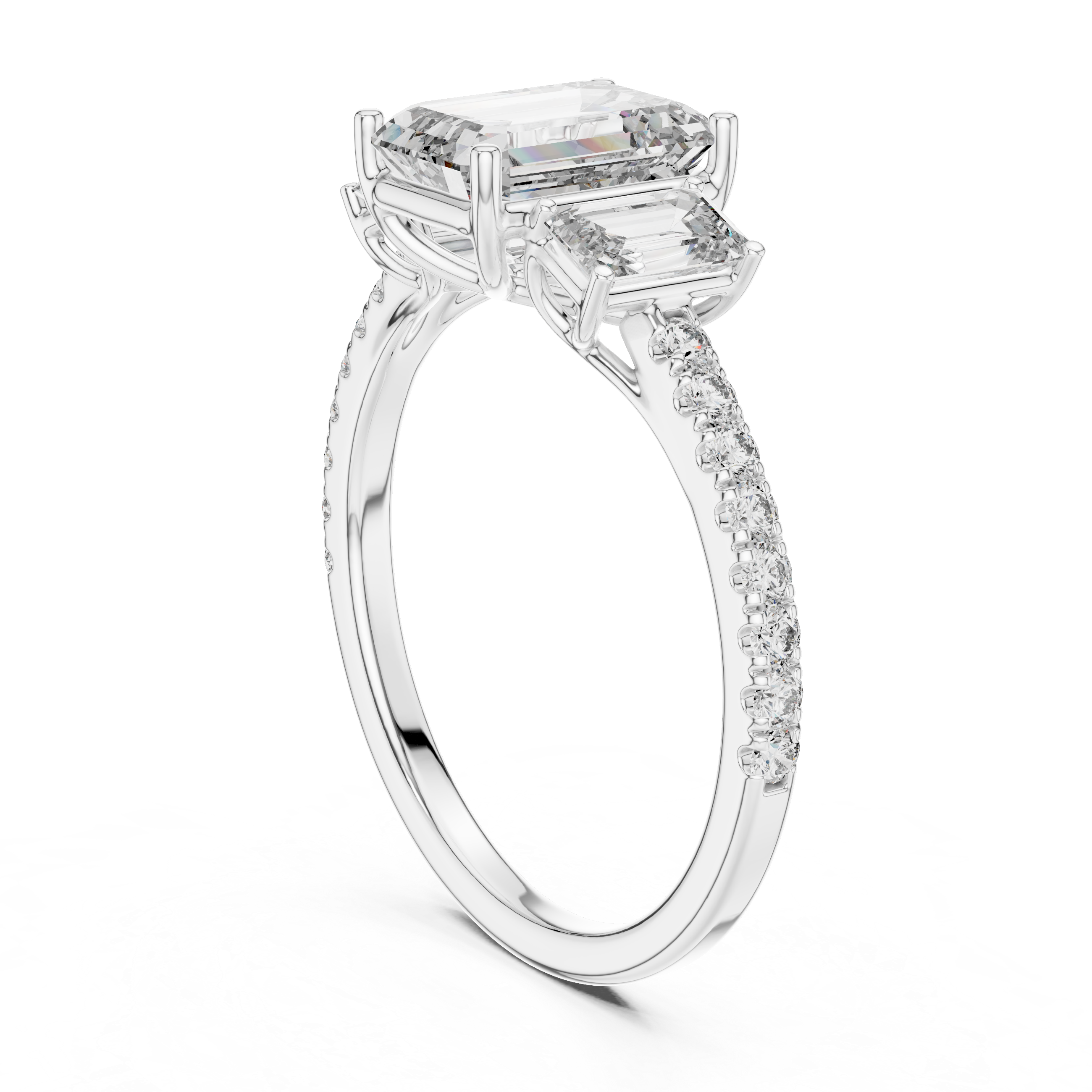 Gabriella Three Stone Ring