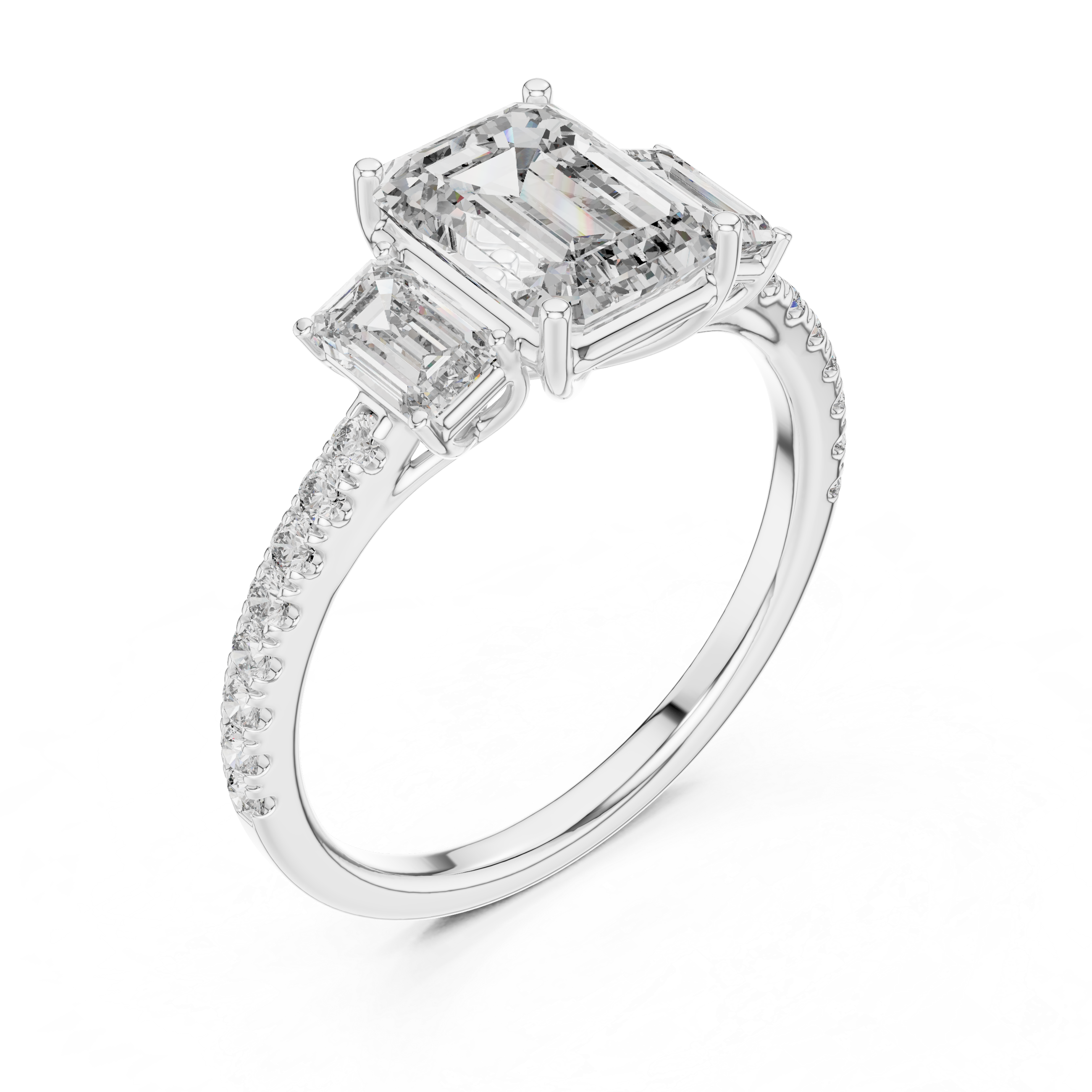 Gabriella Three Stone Ring