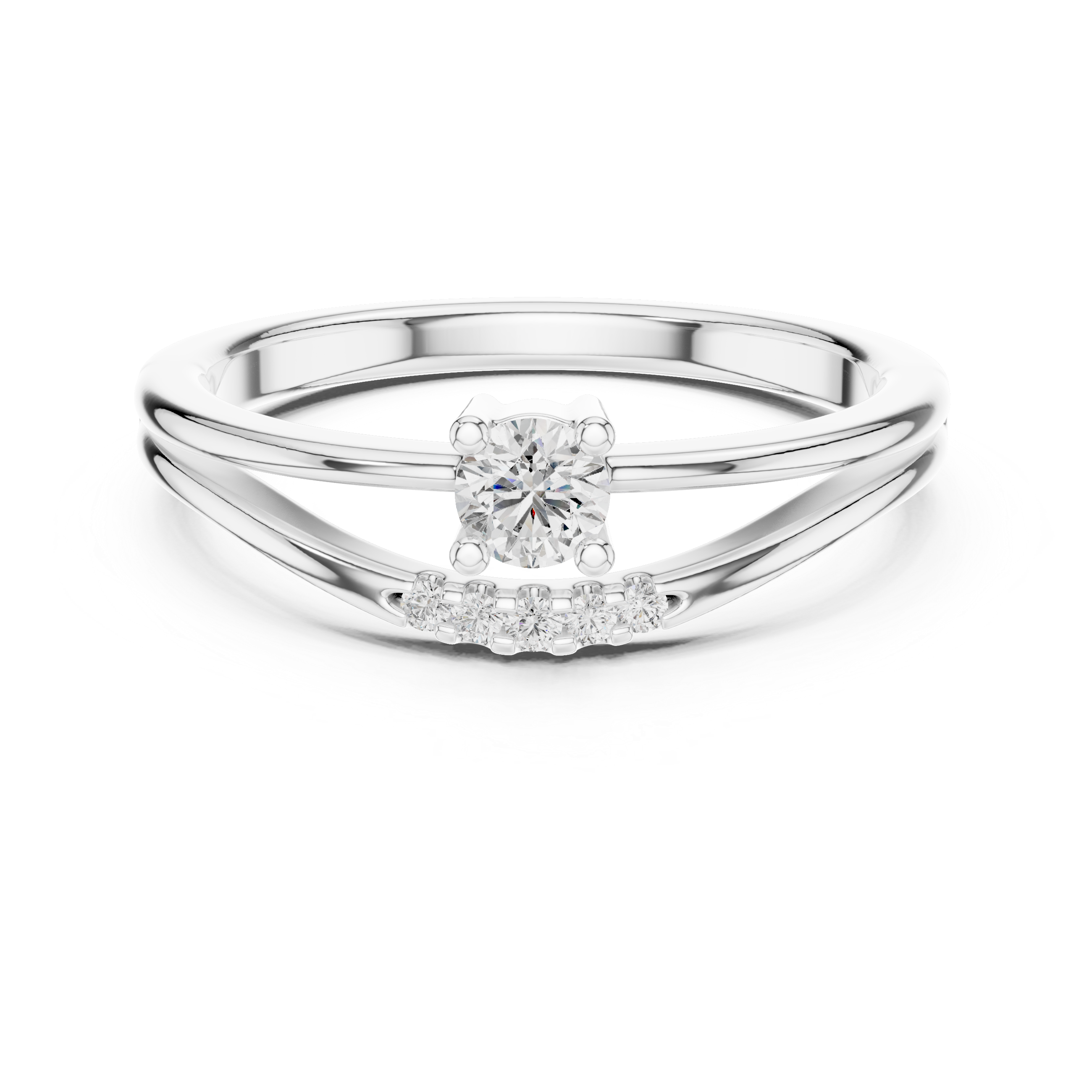 Audrey Solitaire Ring