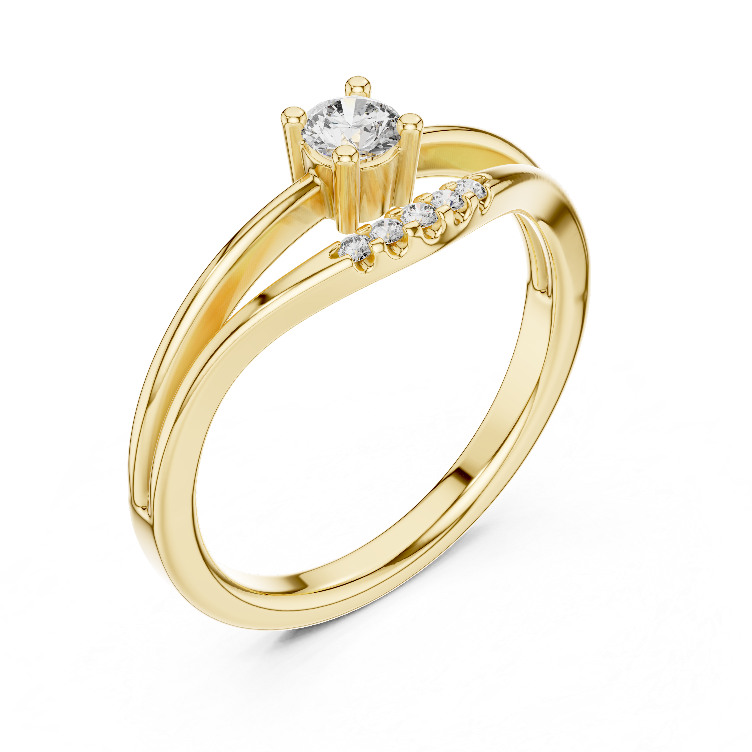 Audrey Solitaire Ring