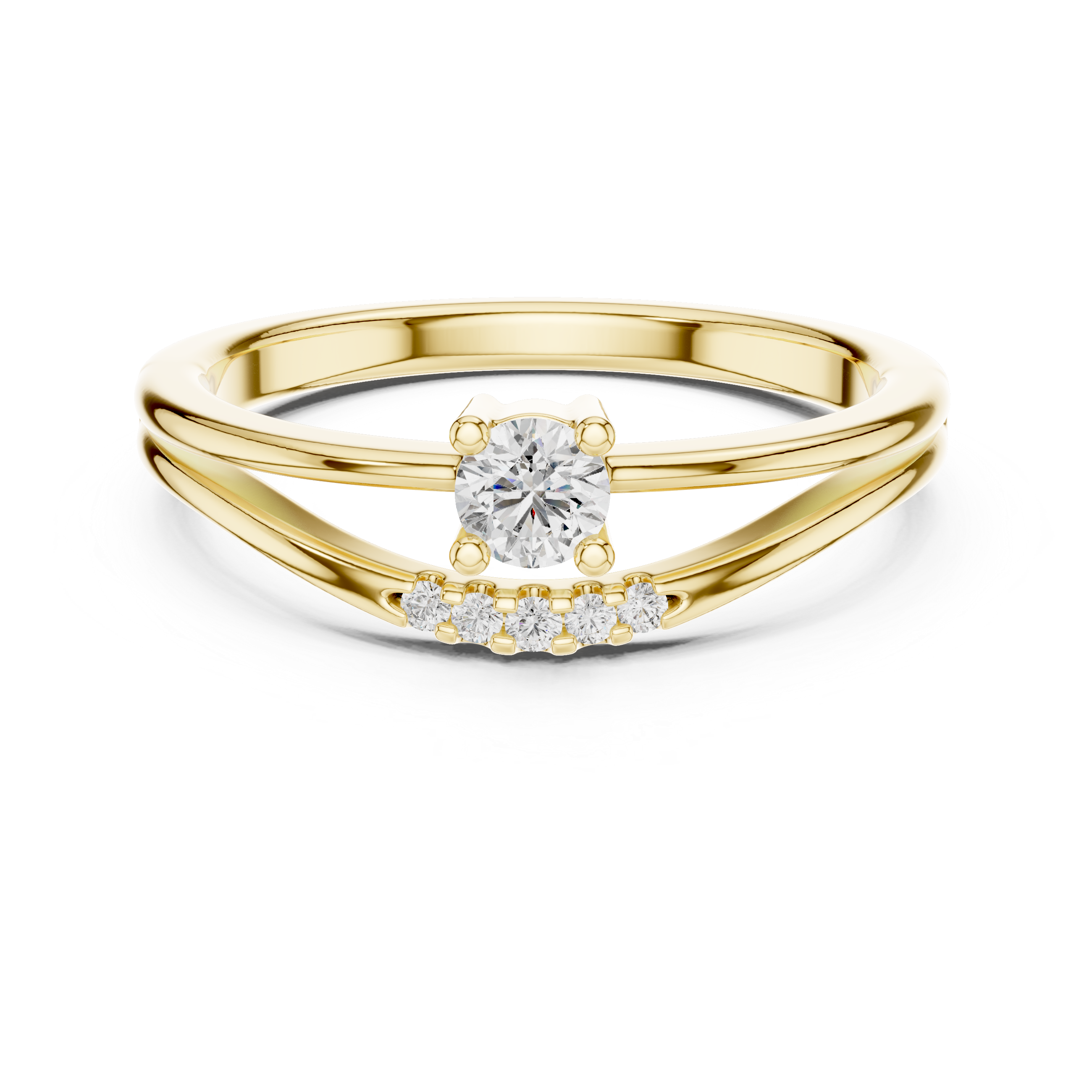 Audrey Solitaire Ring