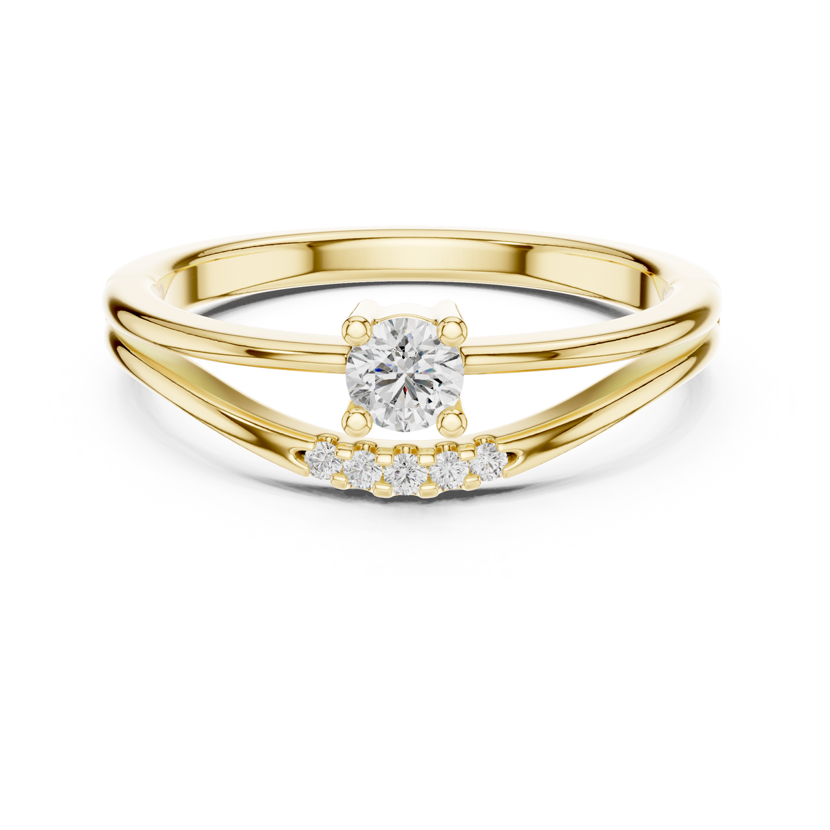 Audrey Solitaire Ring