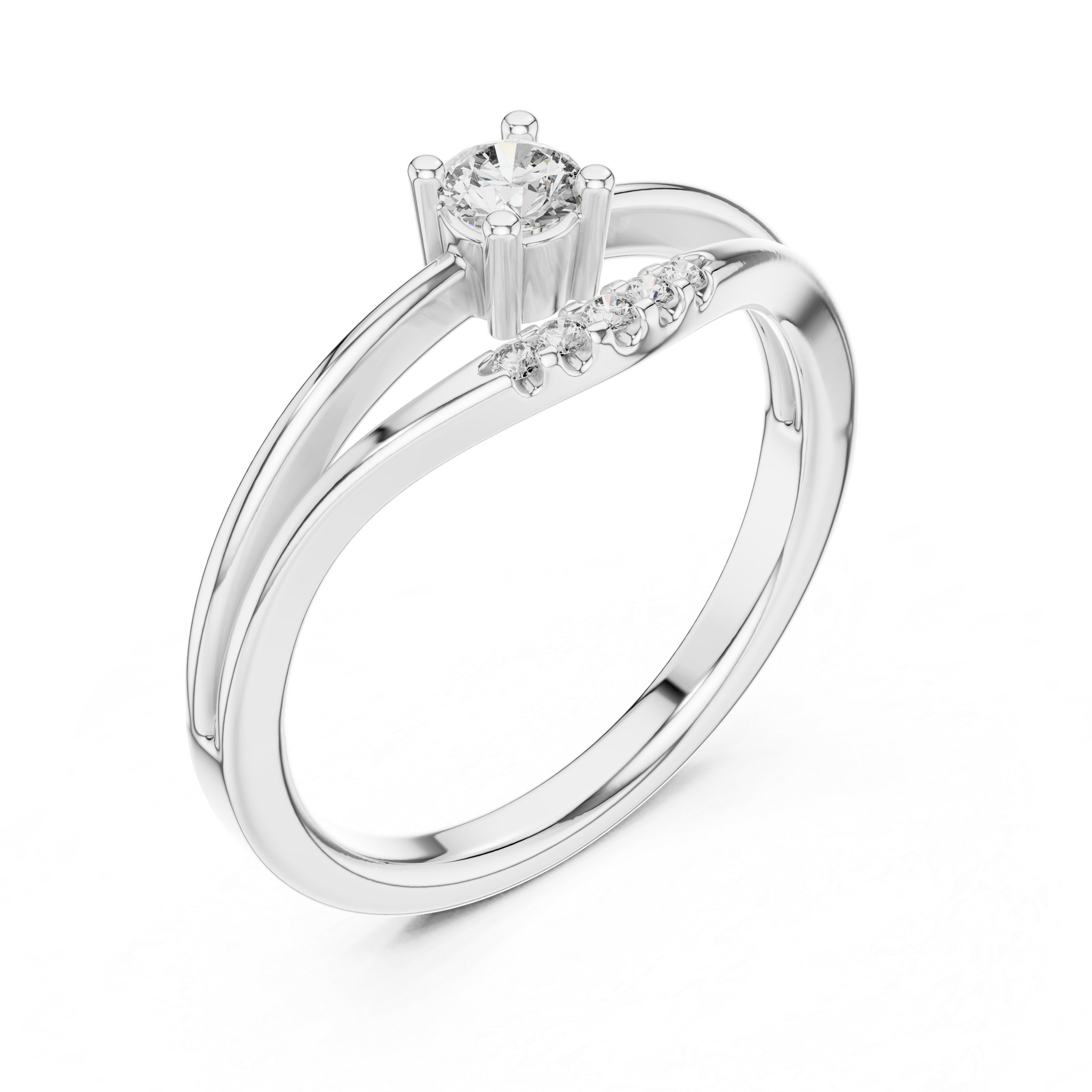Audrey Solitaire Ring