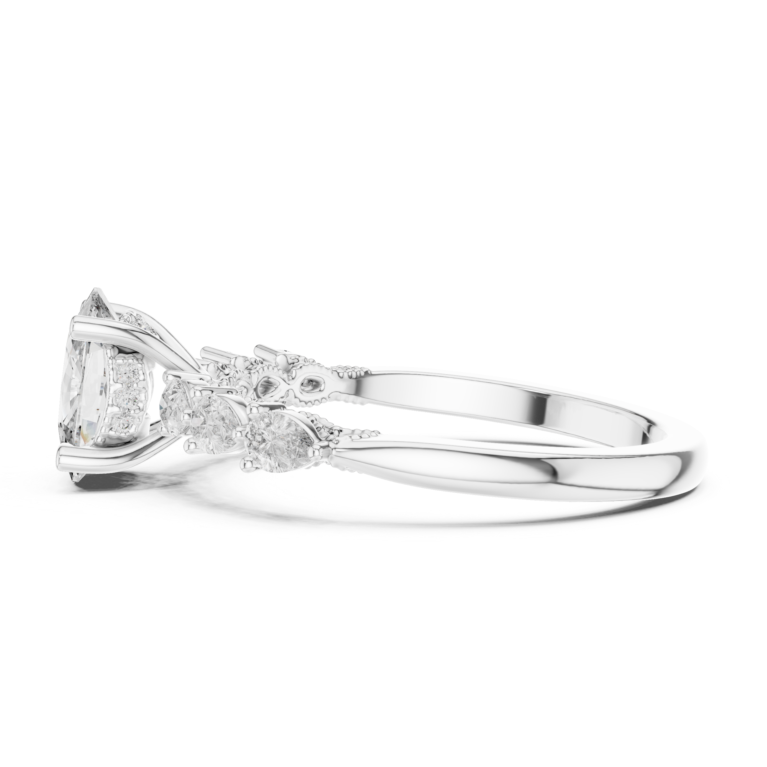 Alpha Solitaire Ring