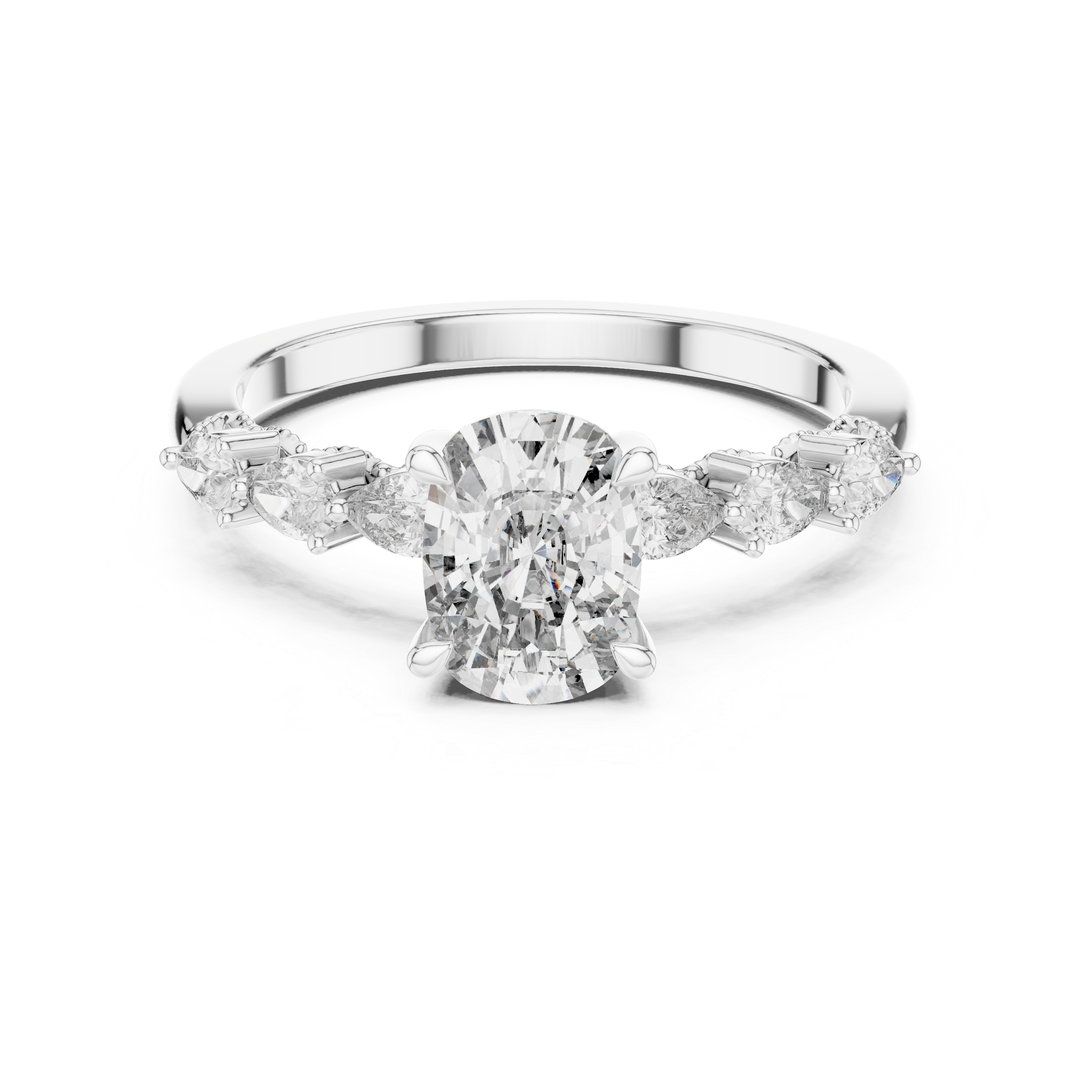 Alpha Solitaire Ring