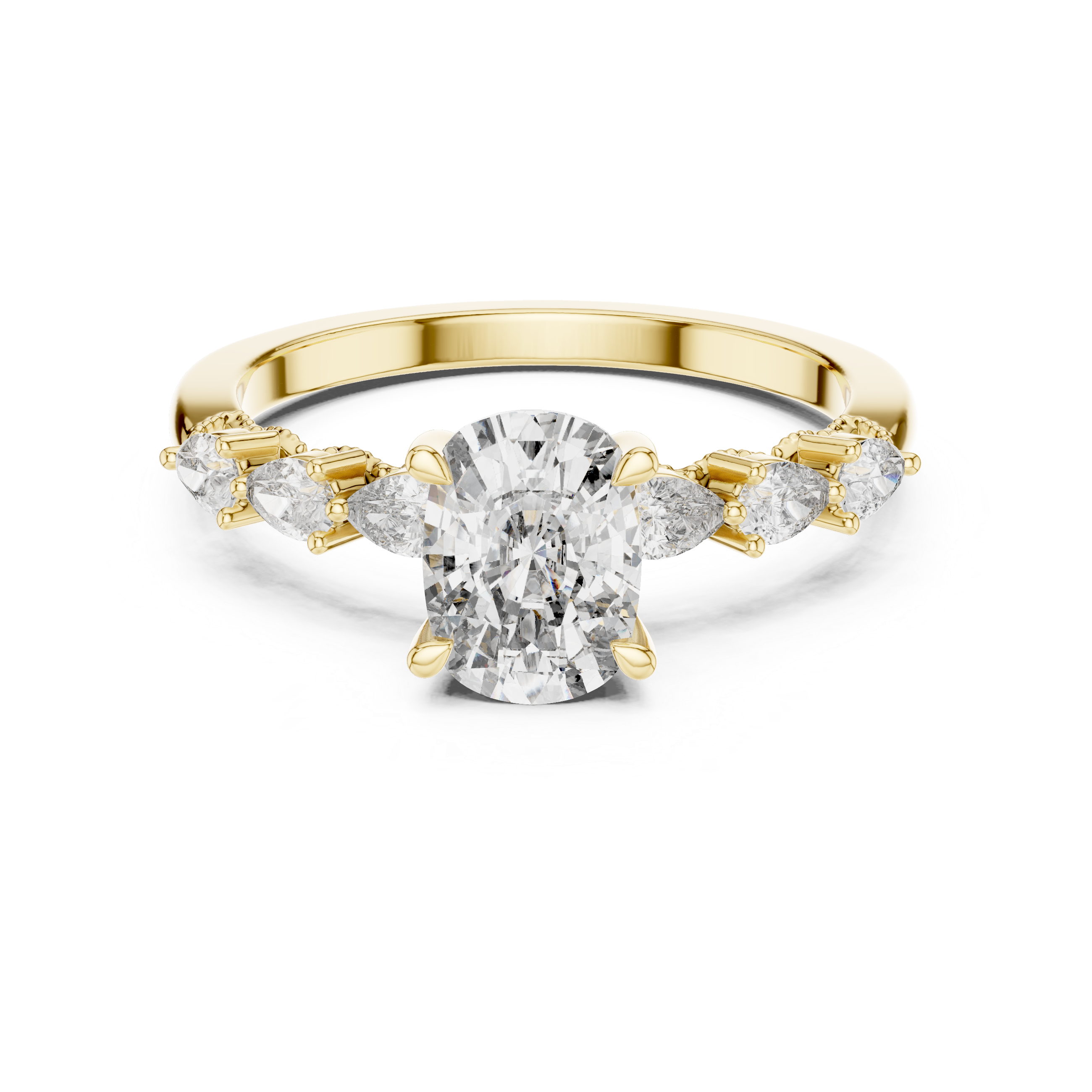 Alpha Solitaire Ring