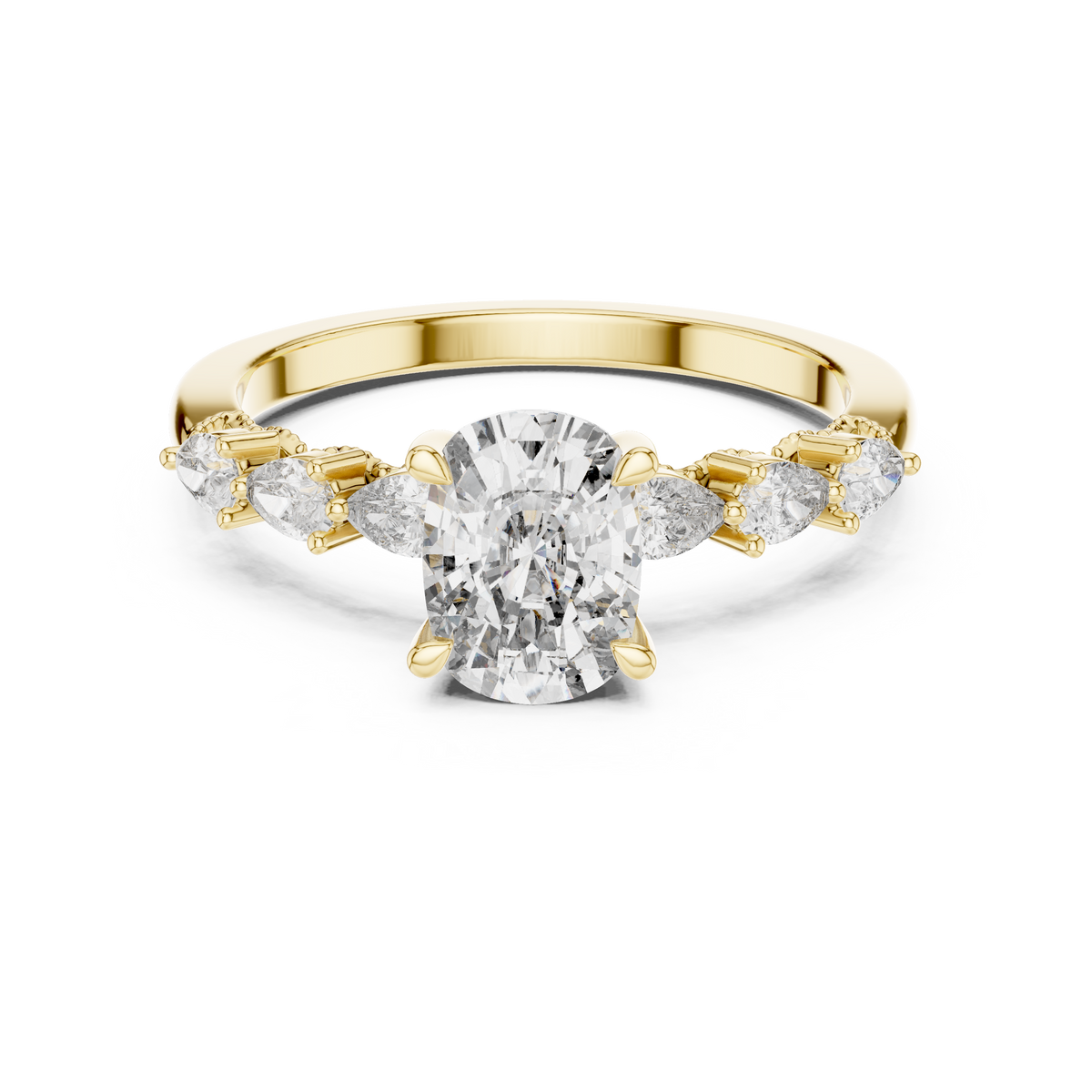 Alpha Solitaire Ring
