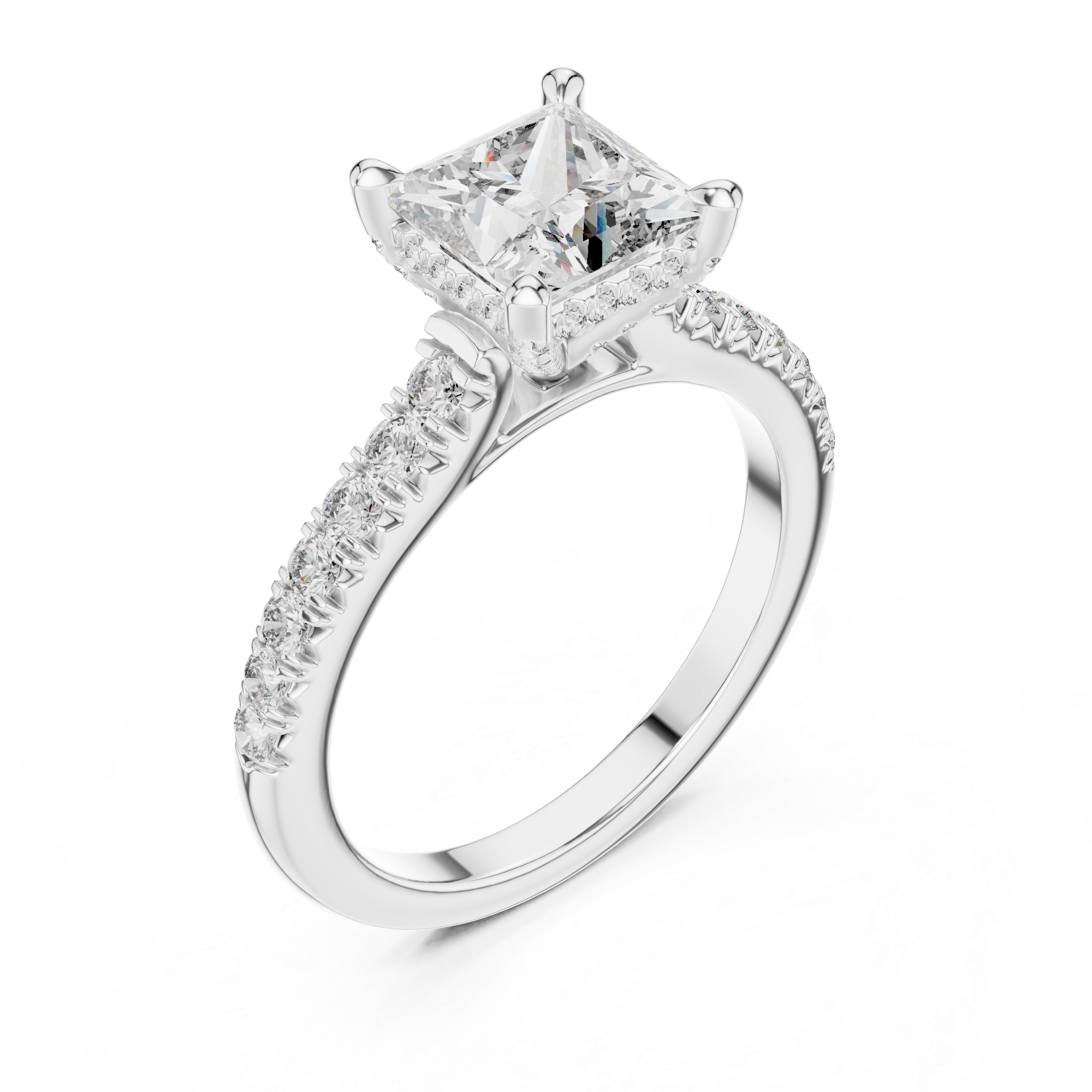 Katniss Solitaire Ring