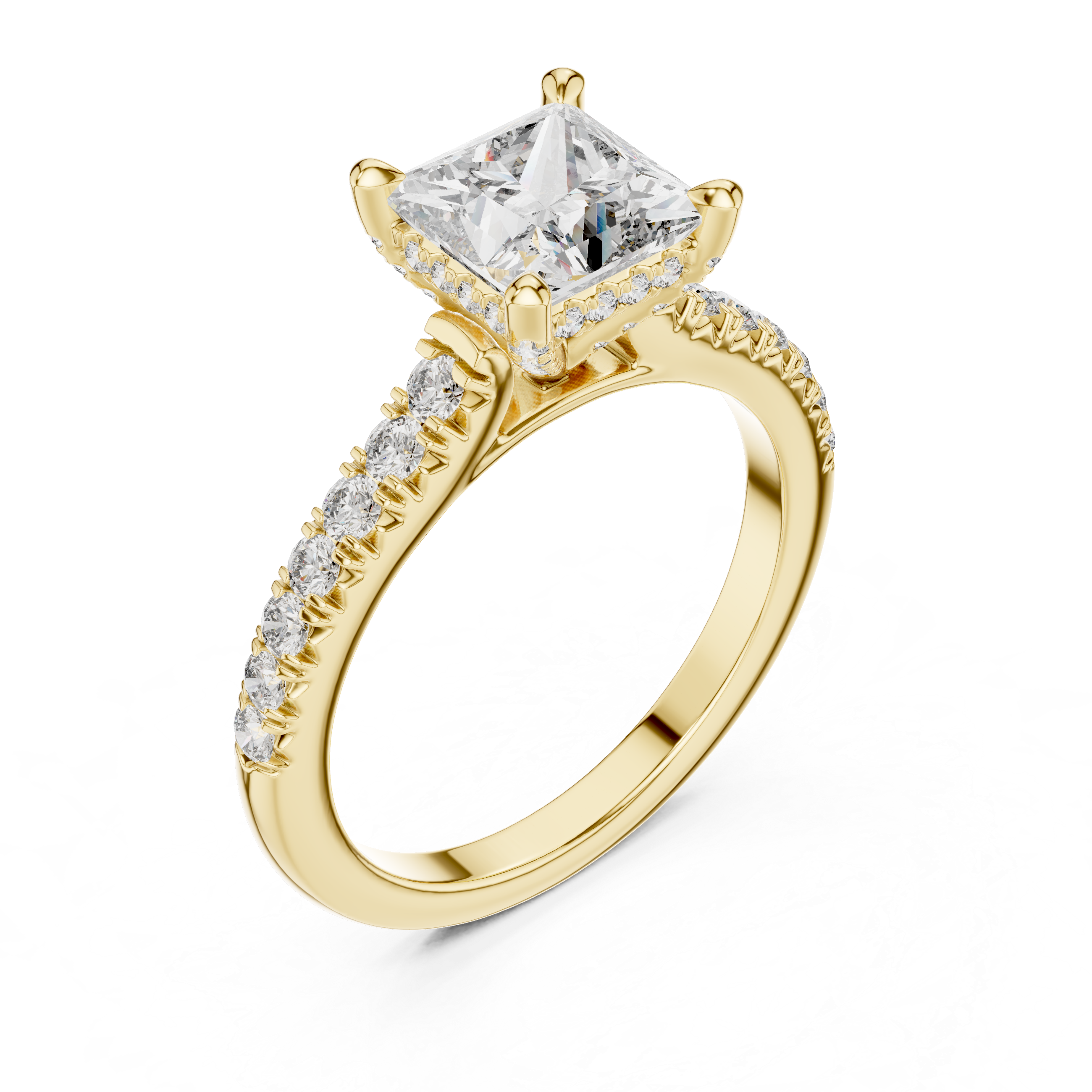 Katniss Solitaire Ring