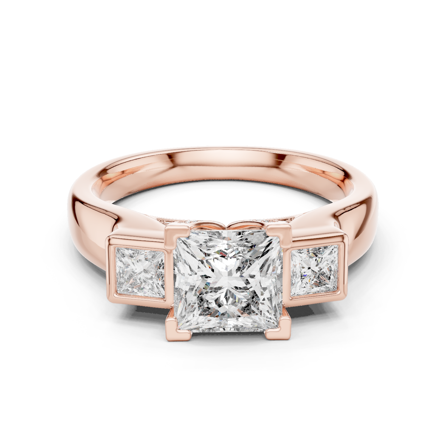 Genevieve Three Stone Ring