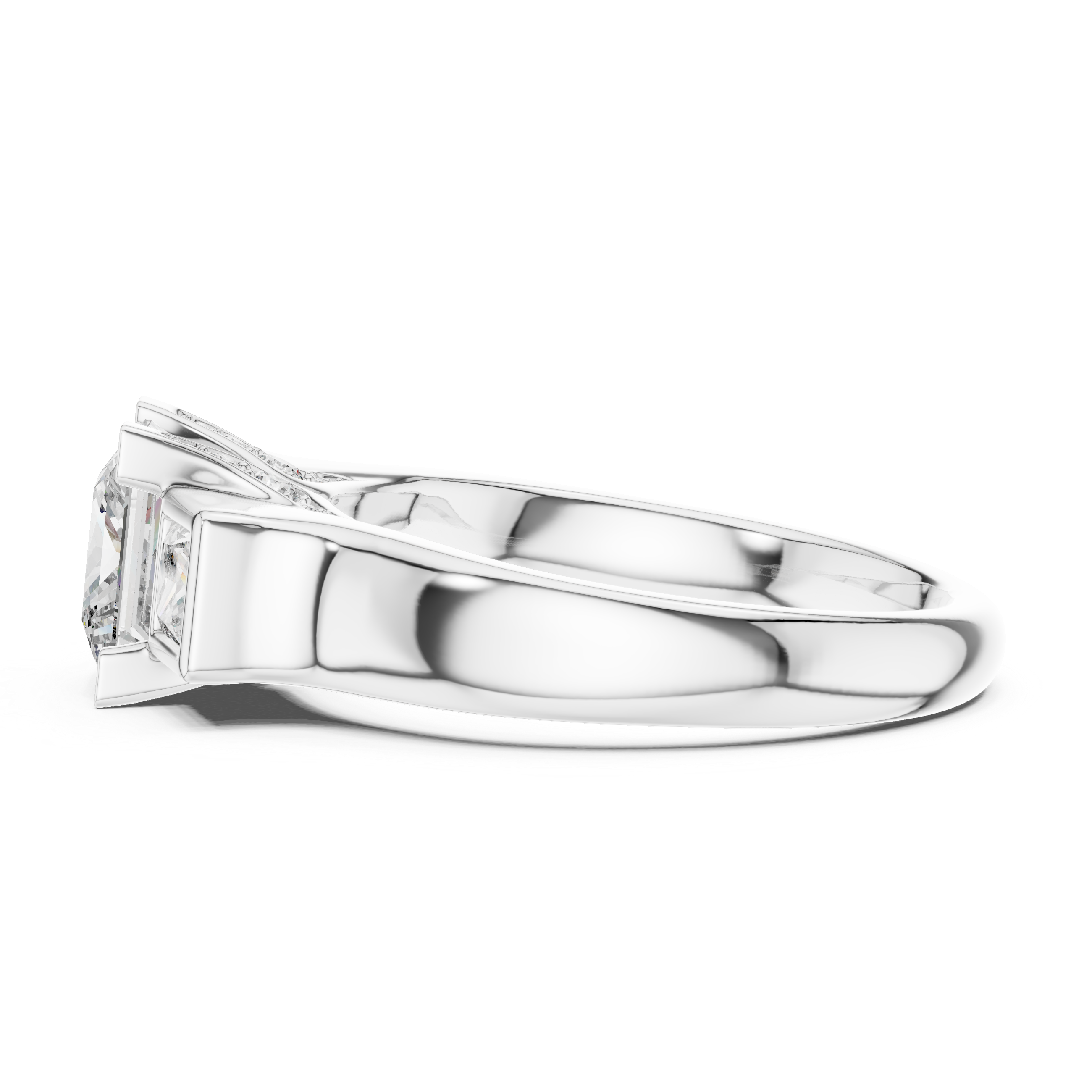 Genevieve Three Stone Ring