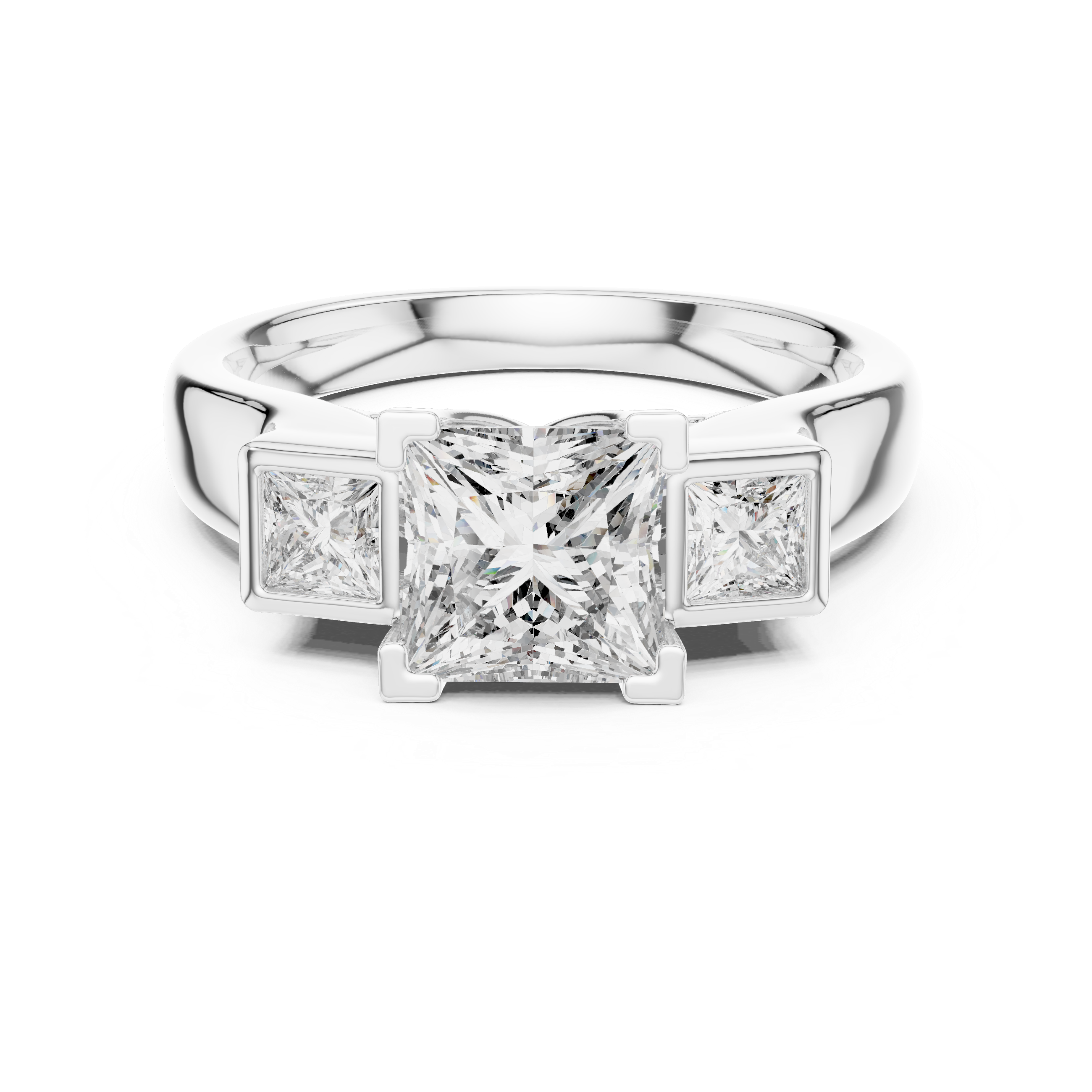 Genevieve Three Stone Ring