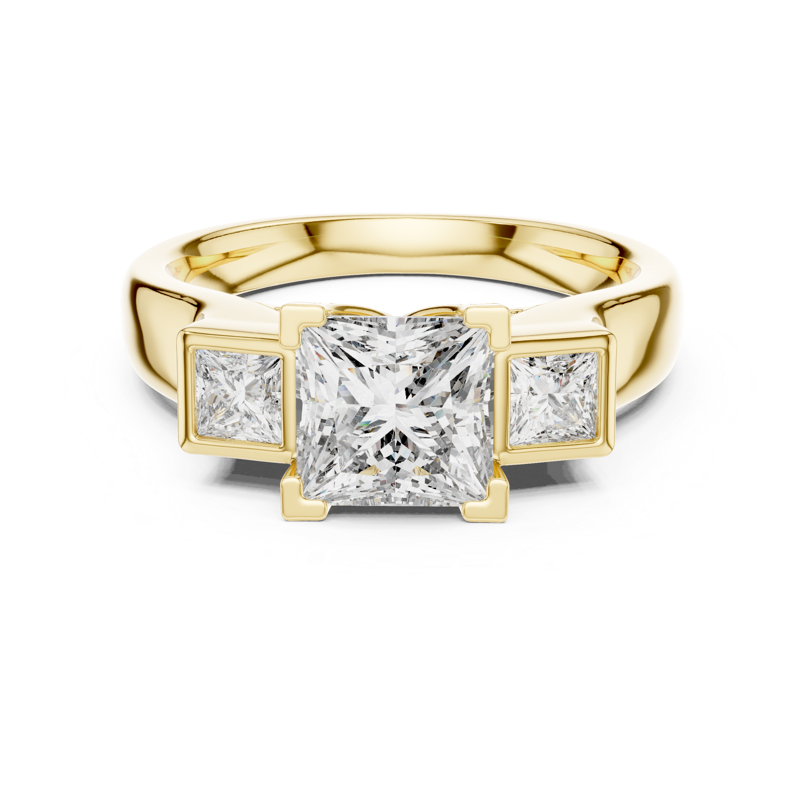 Genevieve Three Stone Ring