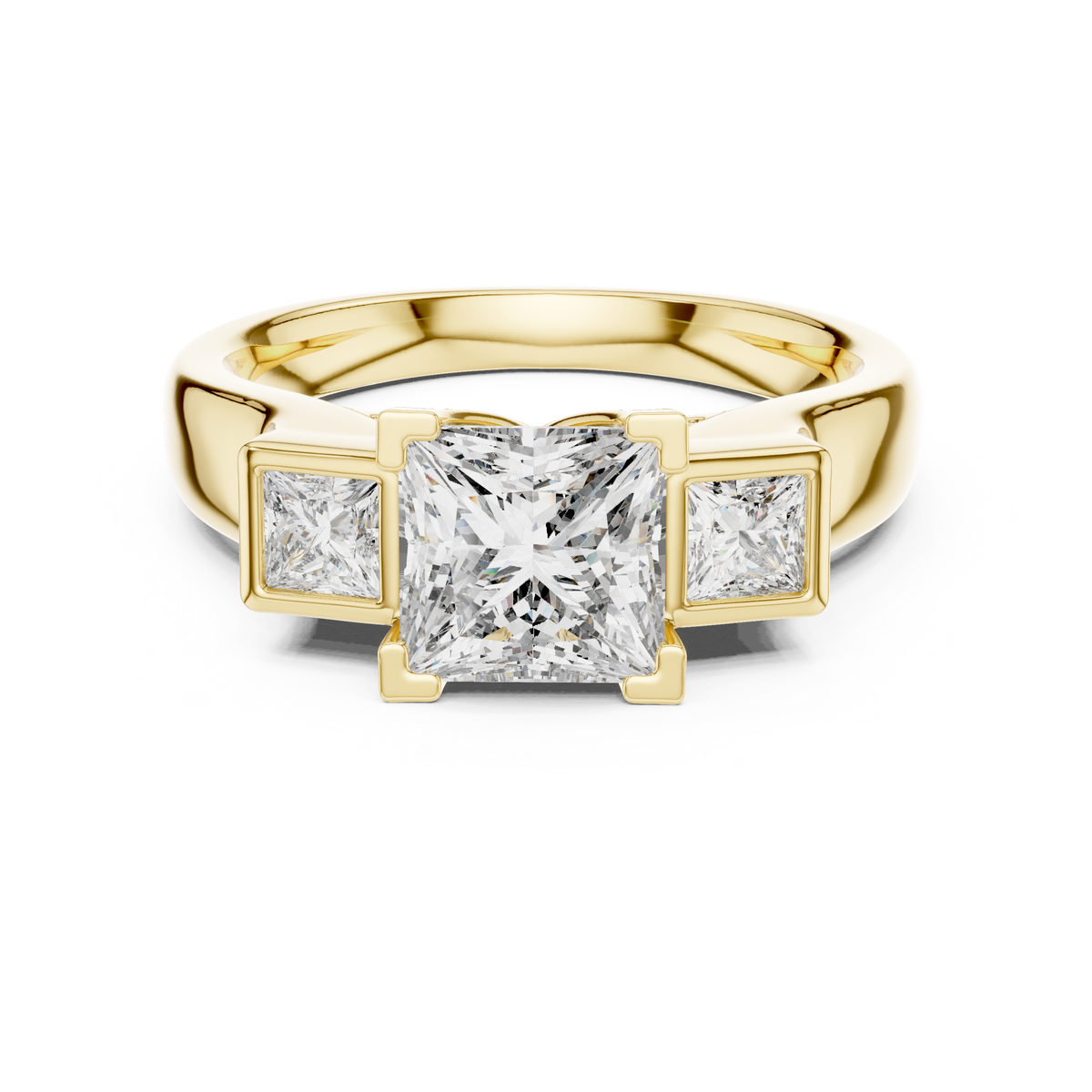 Genevieve Three Stone Ring