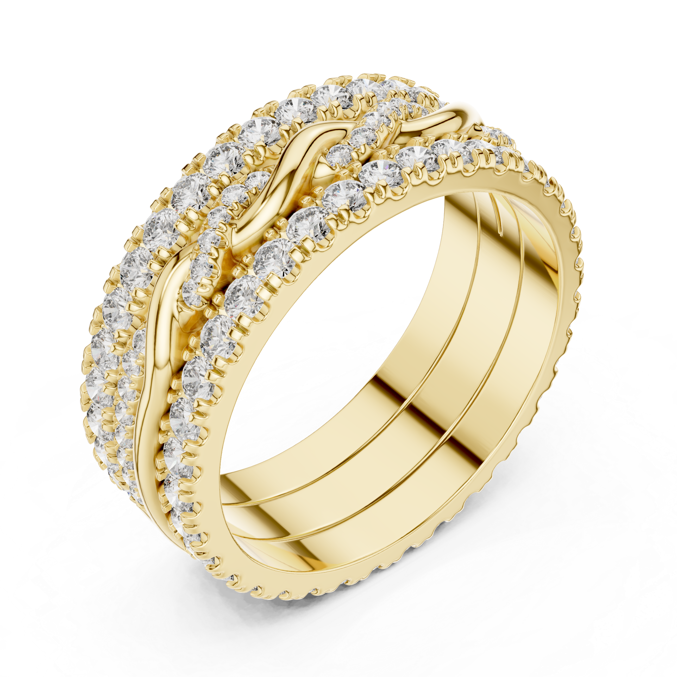 Evangeline Diamond Band