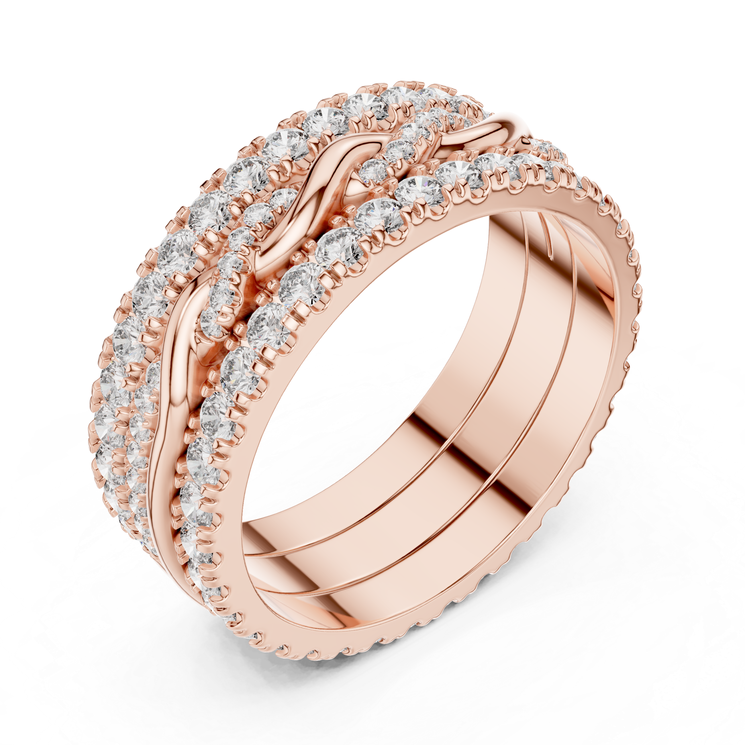 Evangeline Diamond Band