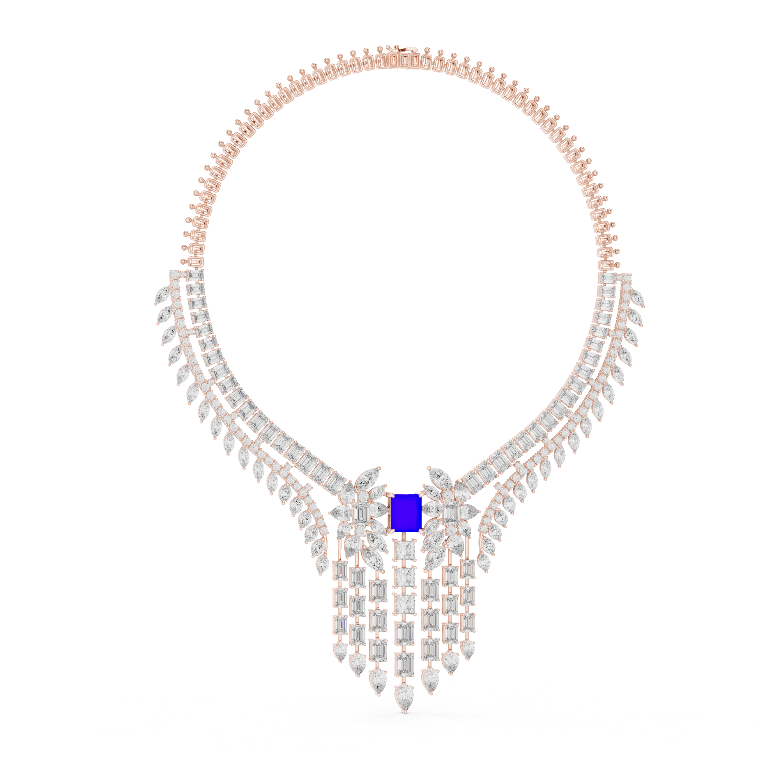 Rosa Diamond Necklace