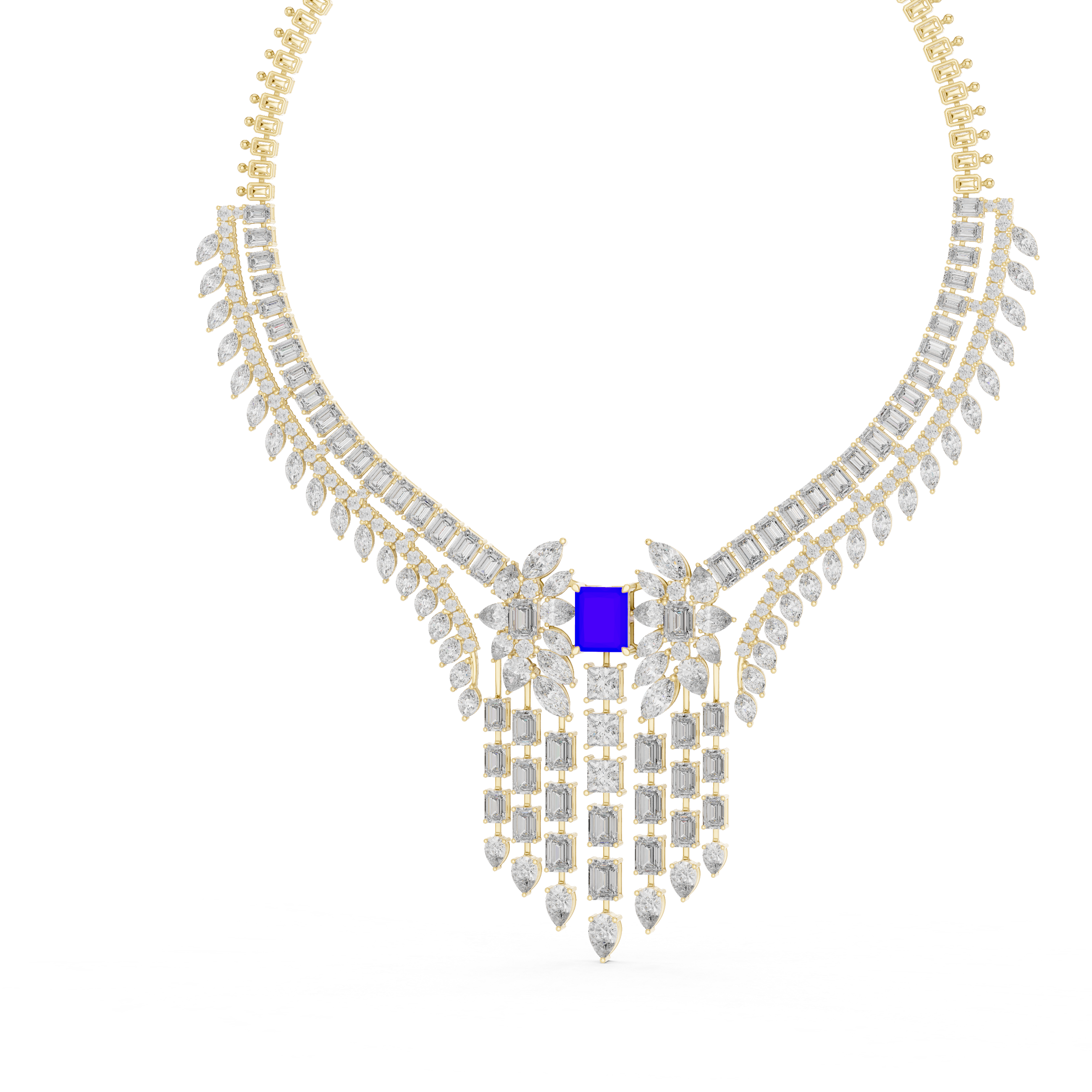 Rosa Diamond Necklace