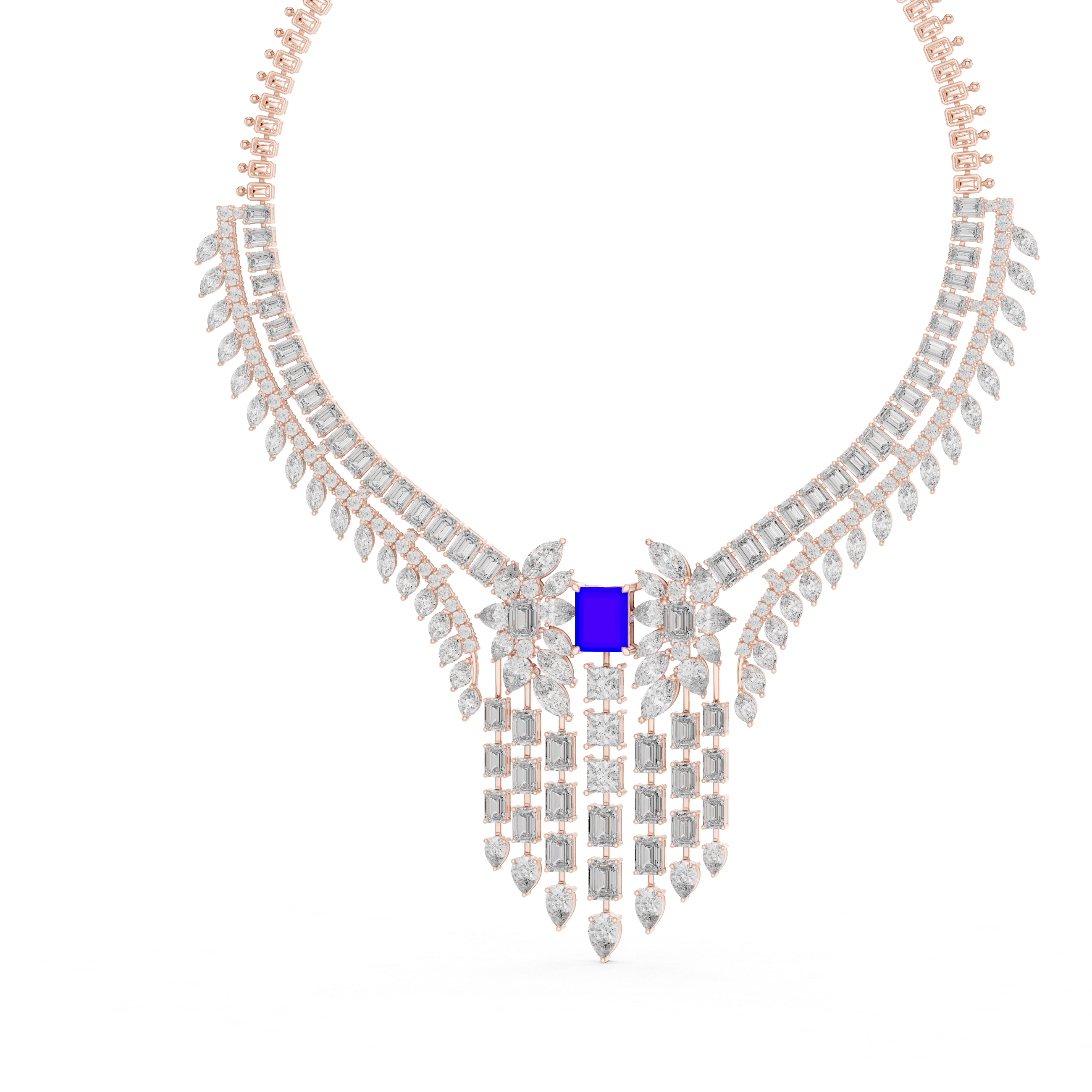 Rosa Diamond Necklace