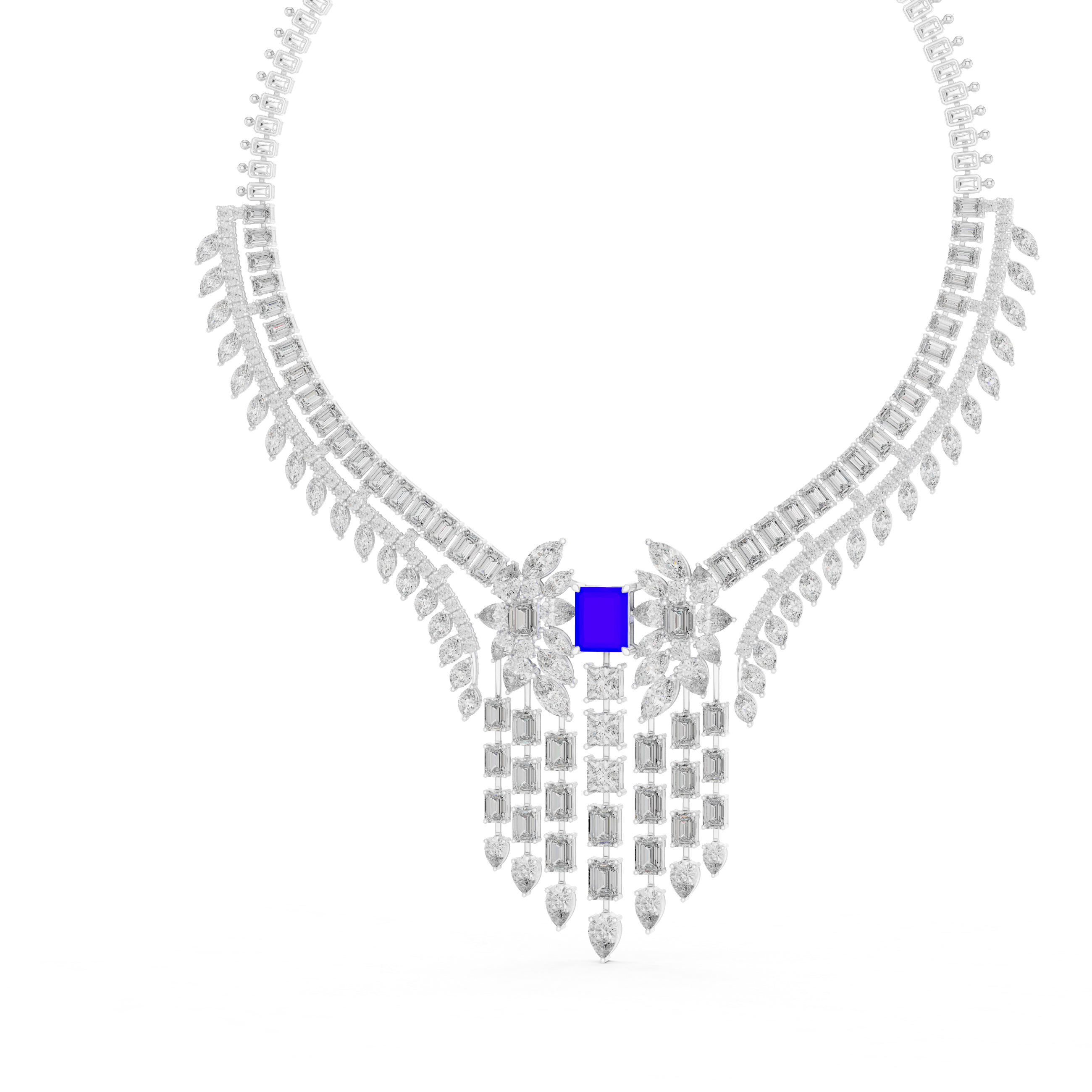 Rosa Diamond Necklace