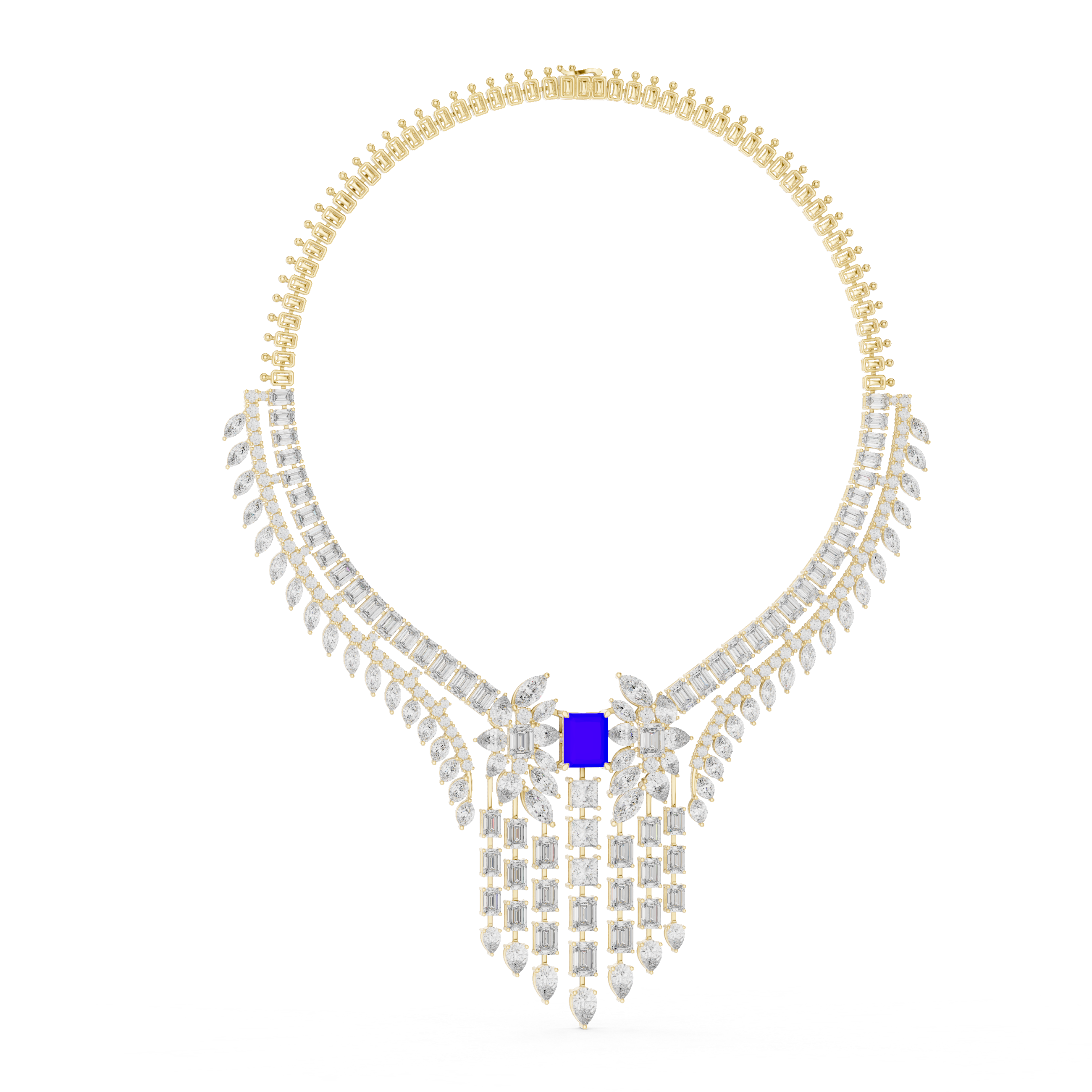 Rosa Diamond Necklace