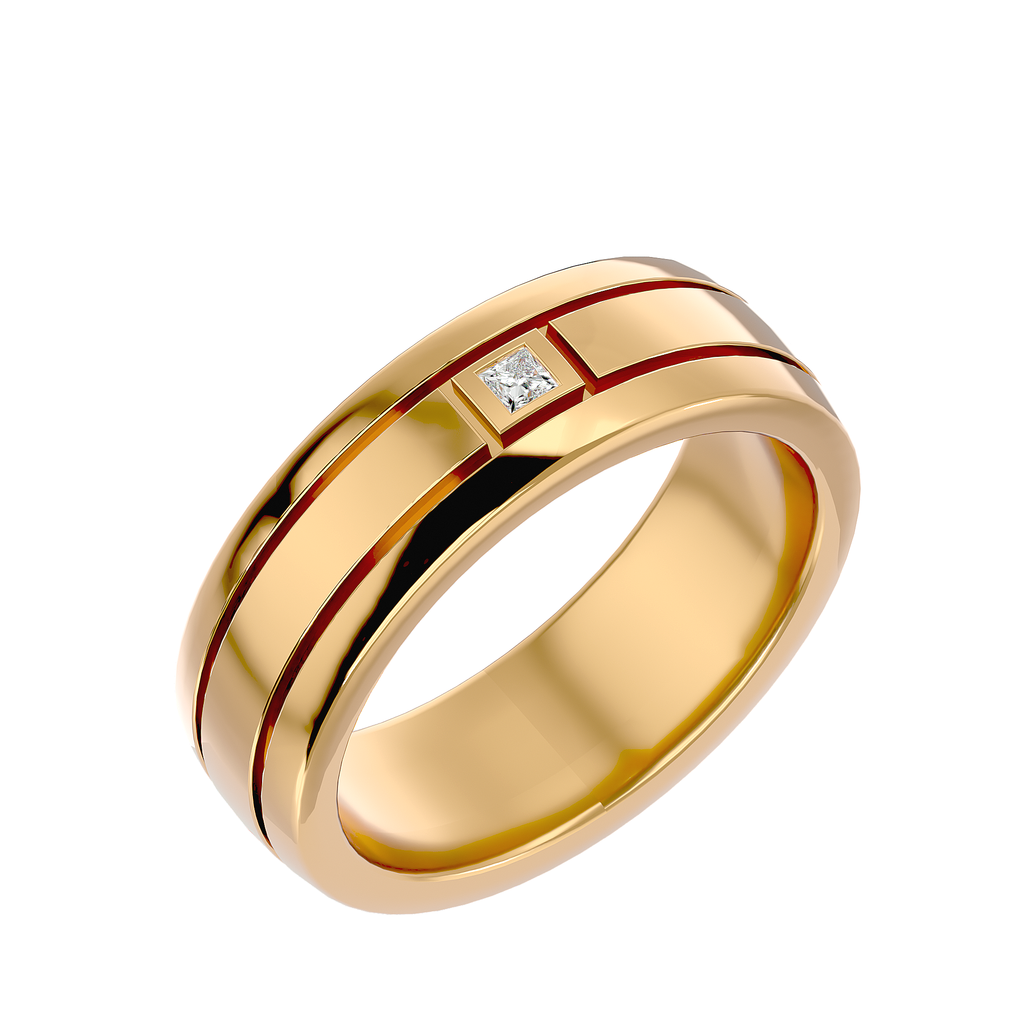 Geraldo Mens Studded Ring