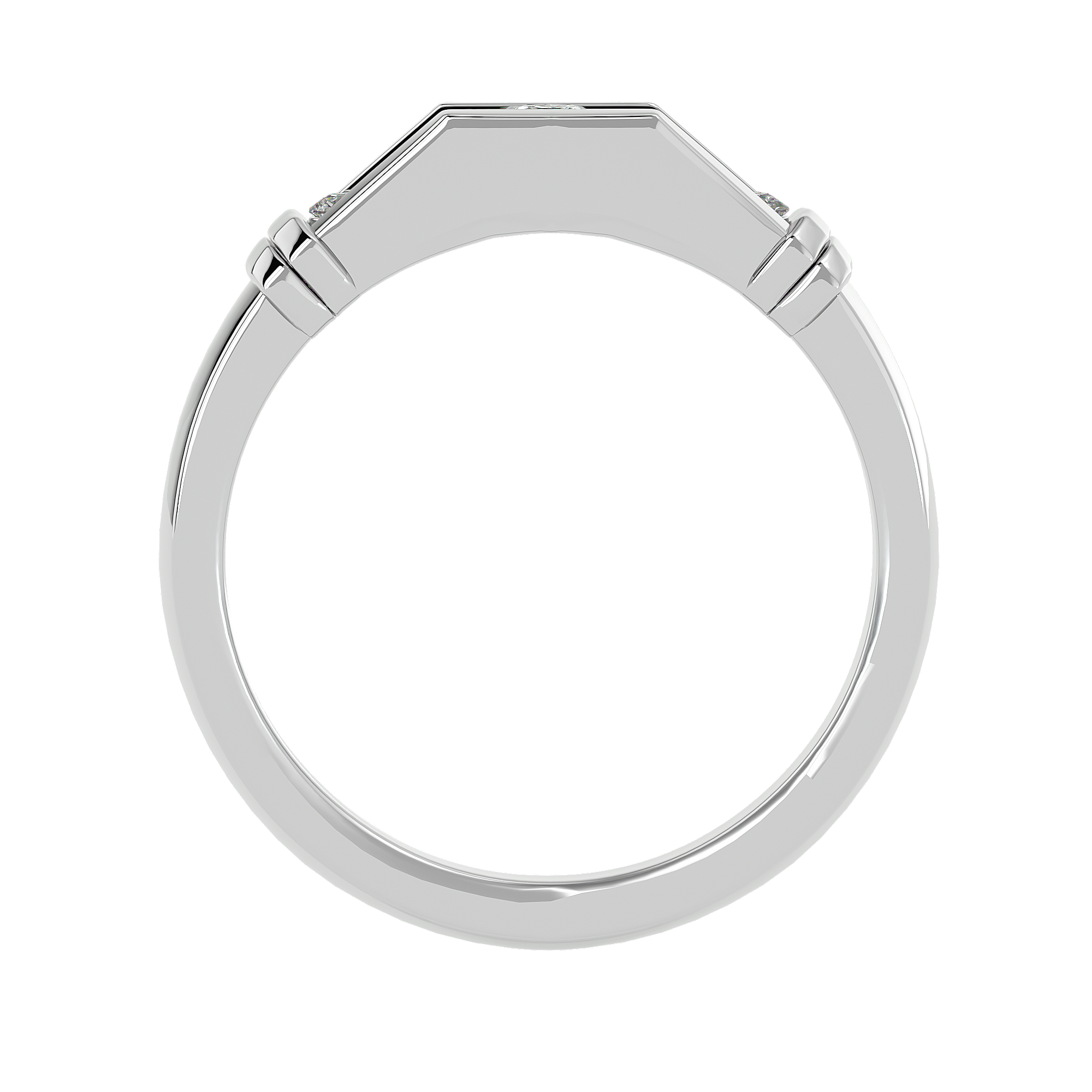 Griffin Mens Studded Ring