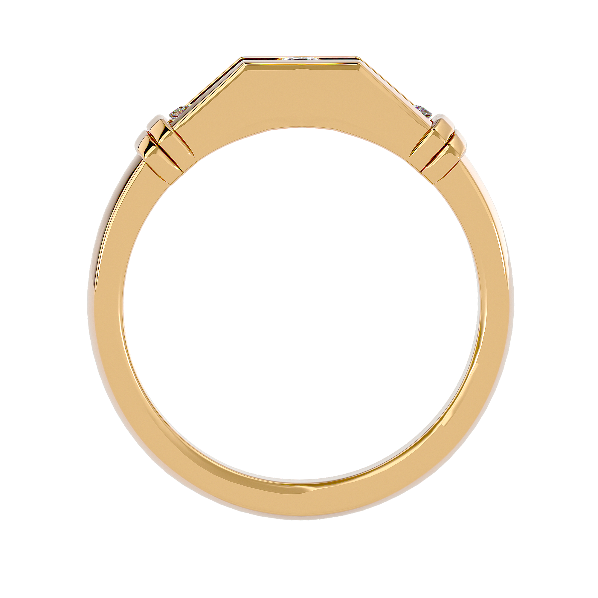 Griffin Mens Studded Ring