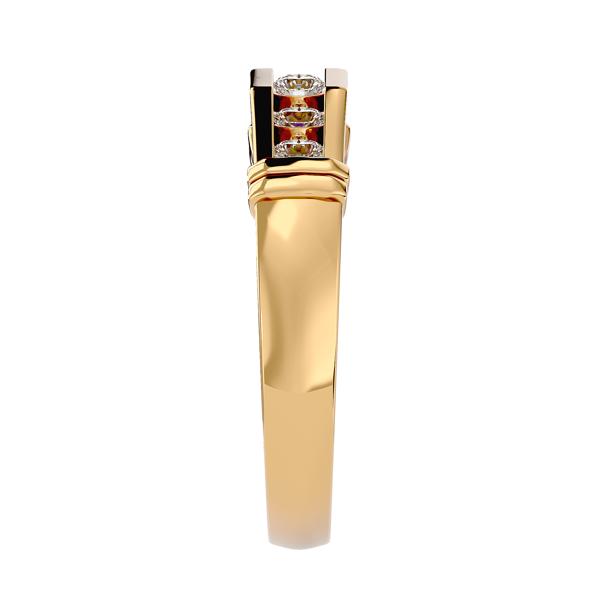 Griffin Mens Studded Ring