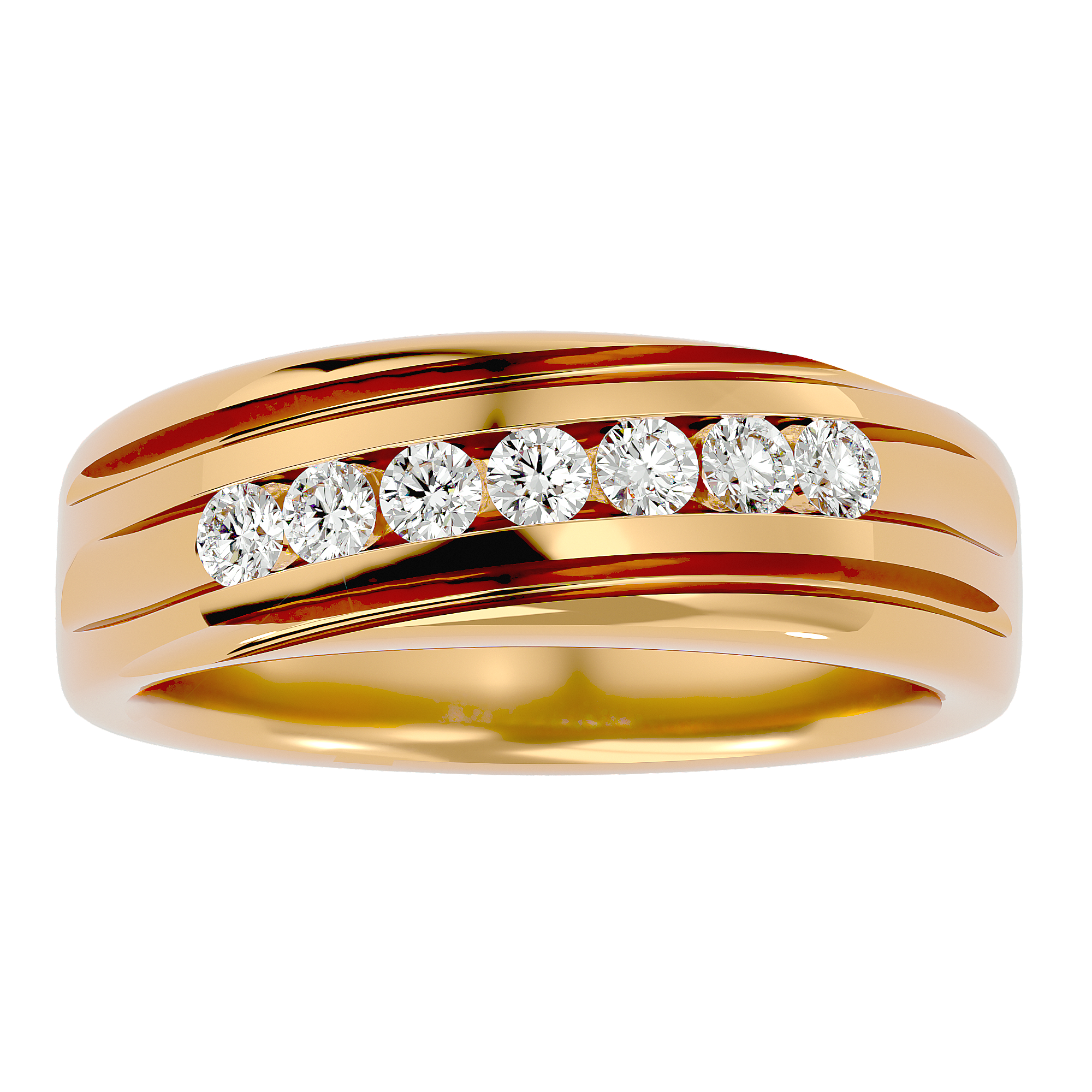 Gustav Mens Studded Ring