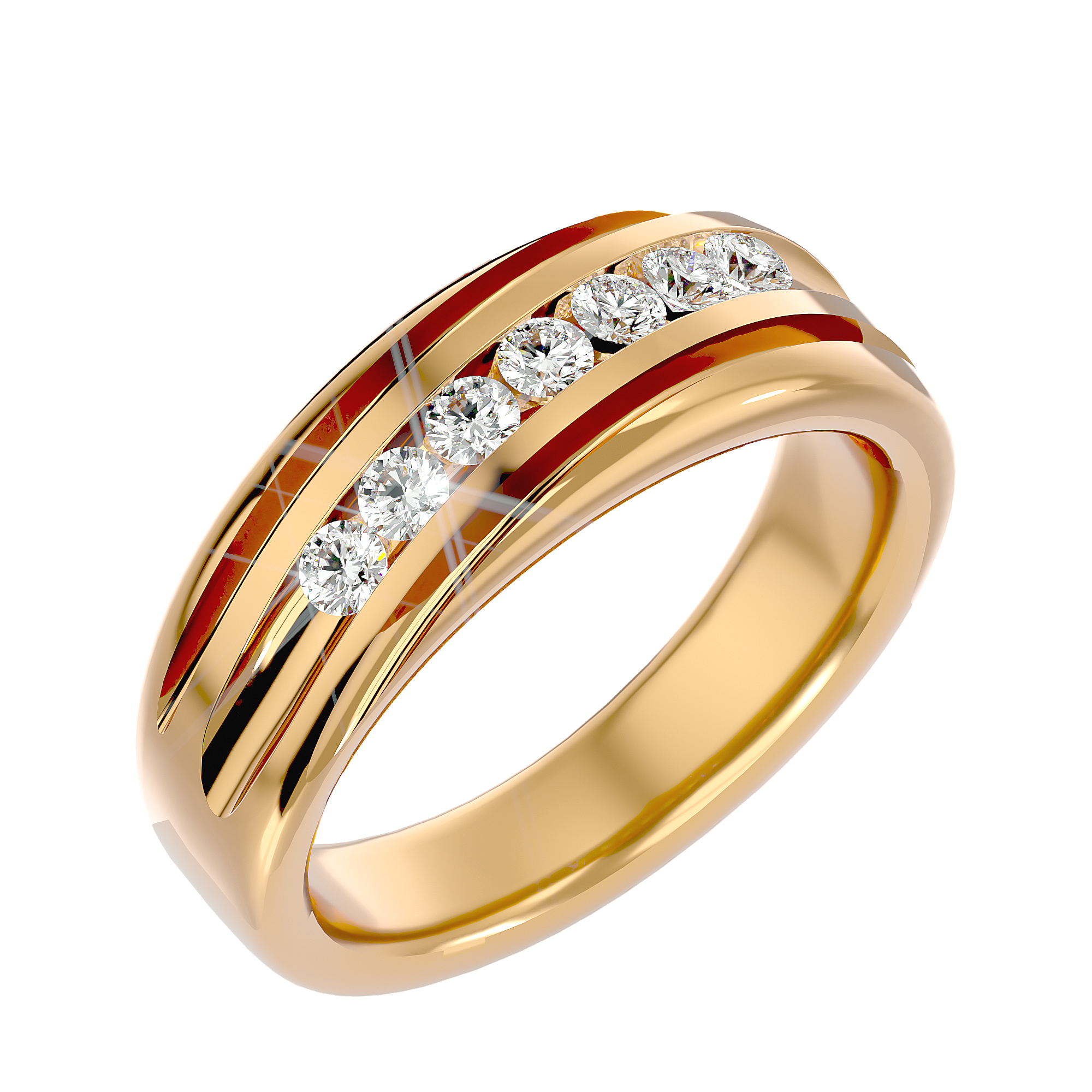Gustav Mens Studded Ring
