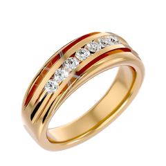 Gustav Mens Studded Ring