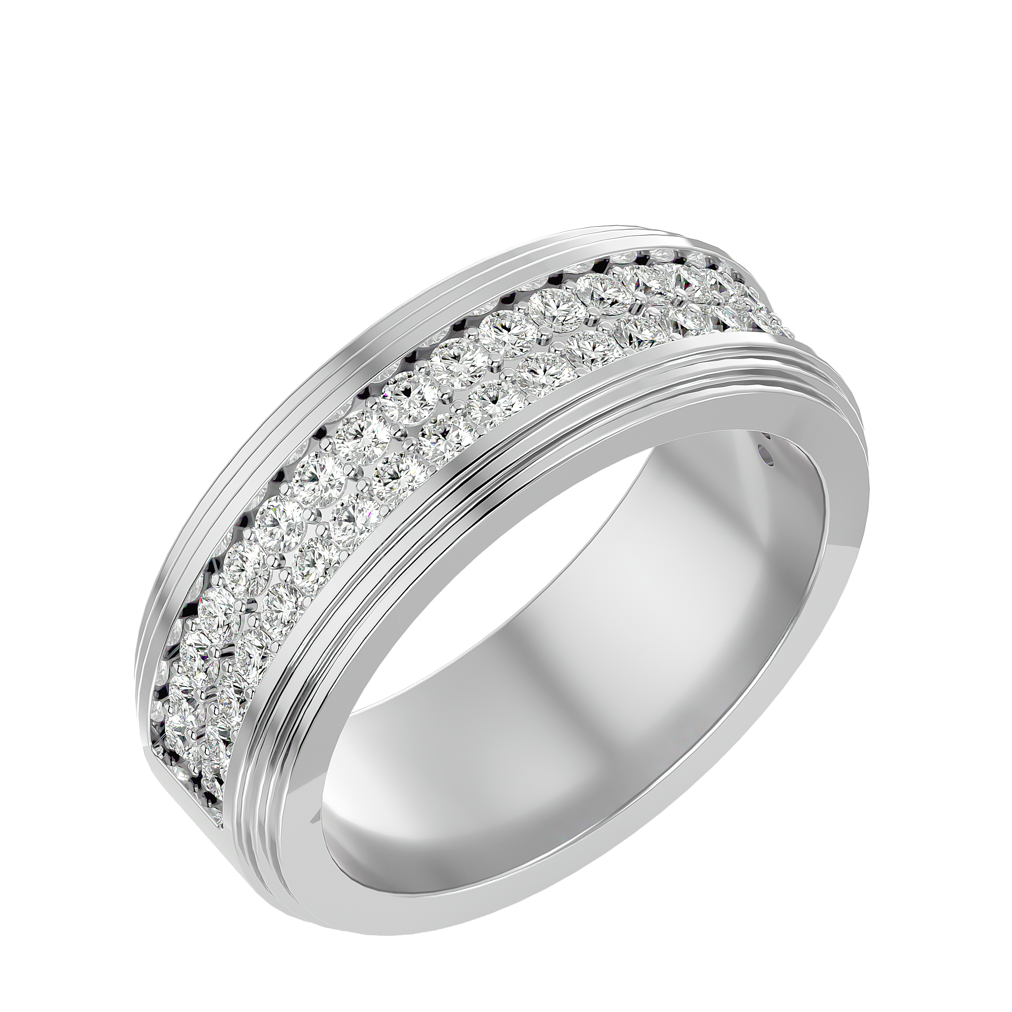 Hanson Mens Studded Ring