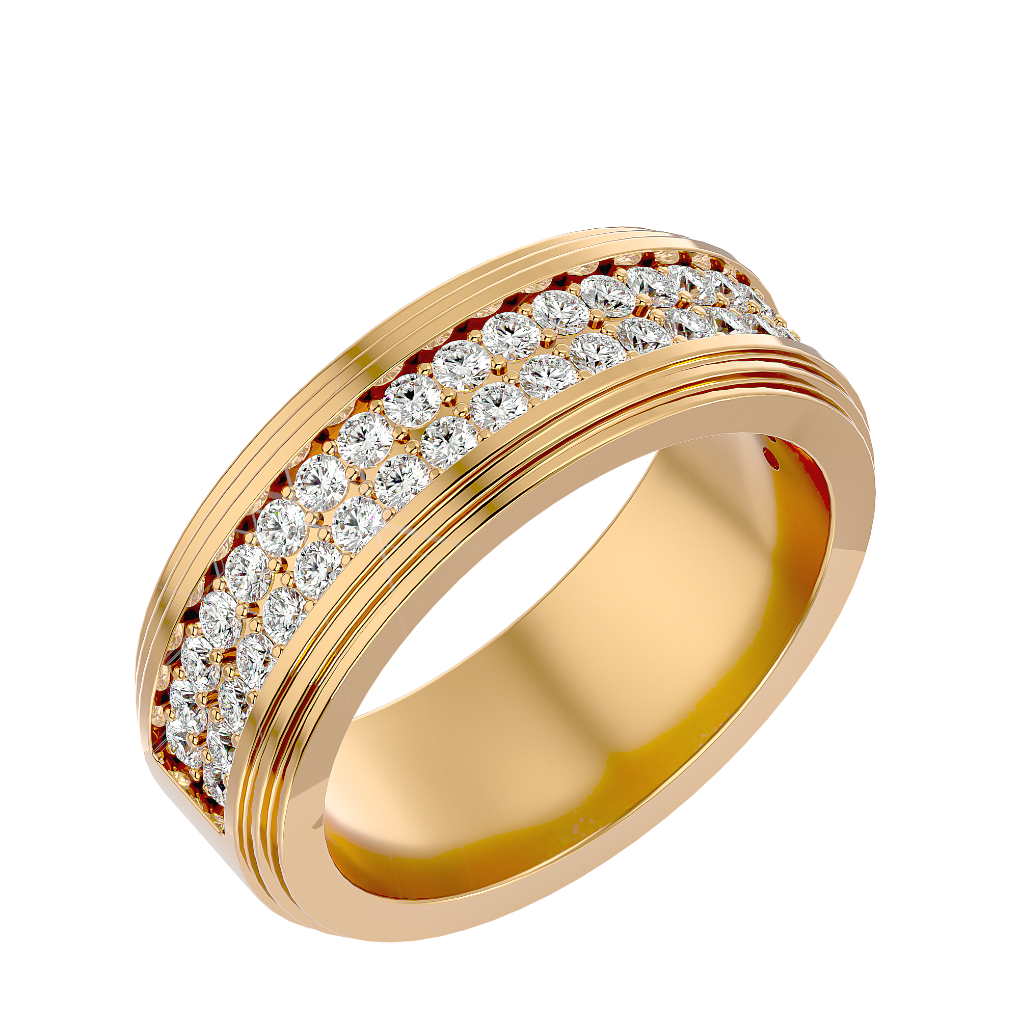 Hanson Mens Studded Ring