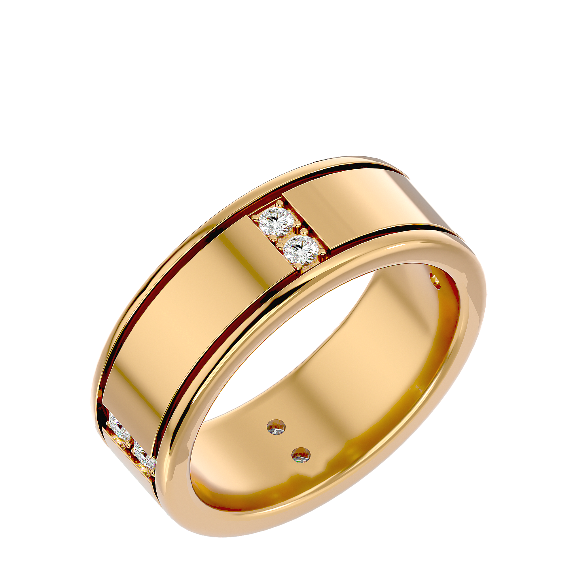 Gerald Mens Studded Ring